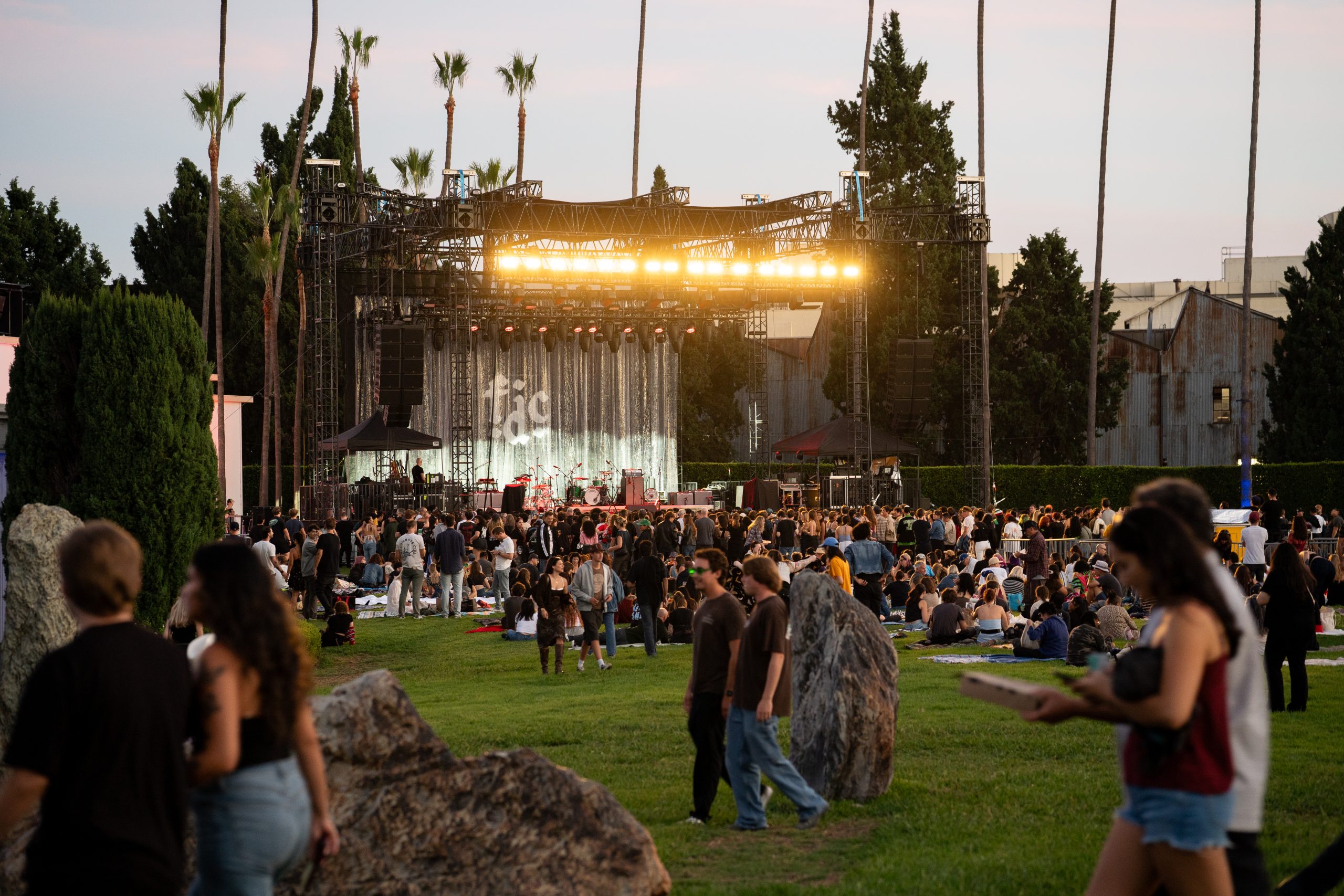 Fontaines DC kept the spirits up at the LA’s Hollywood Forever Cemetery