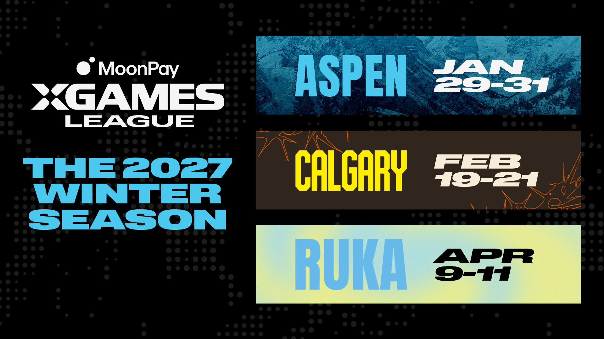 MoonPay X Games League announces inaugural winter season