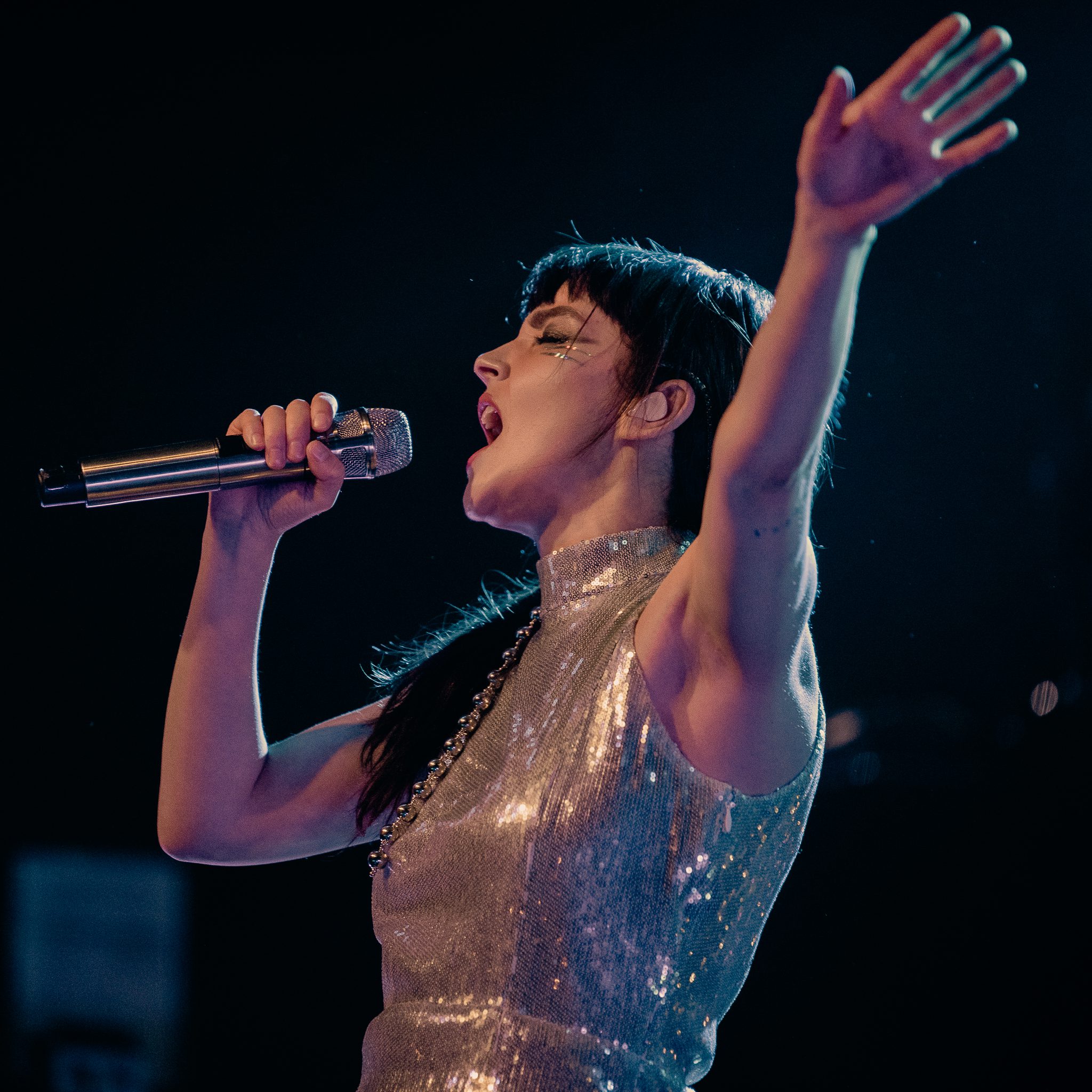 Lauren Mayberry performing at The Sinclair in Cambridge, MA