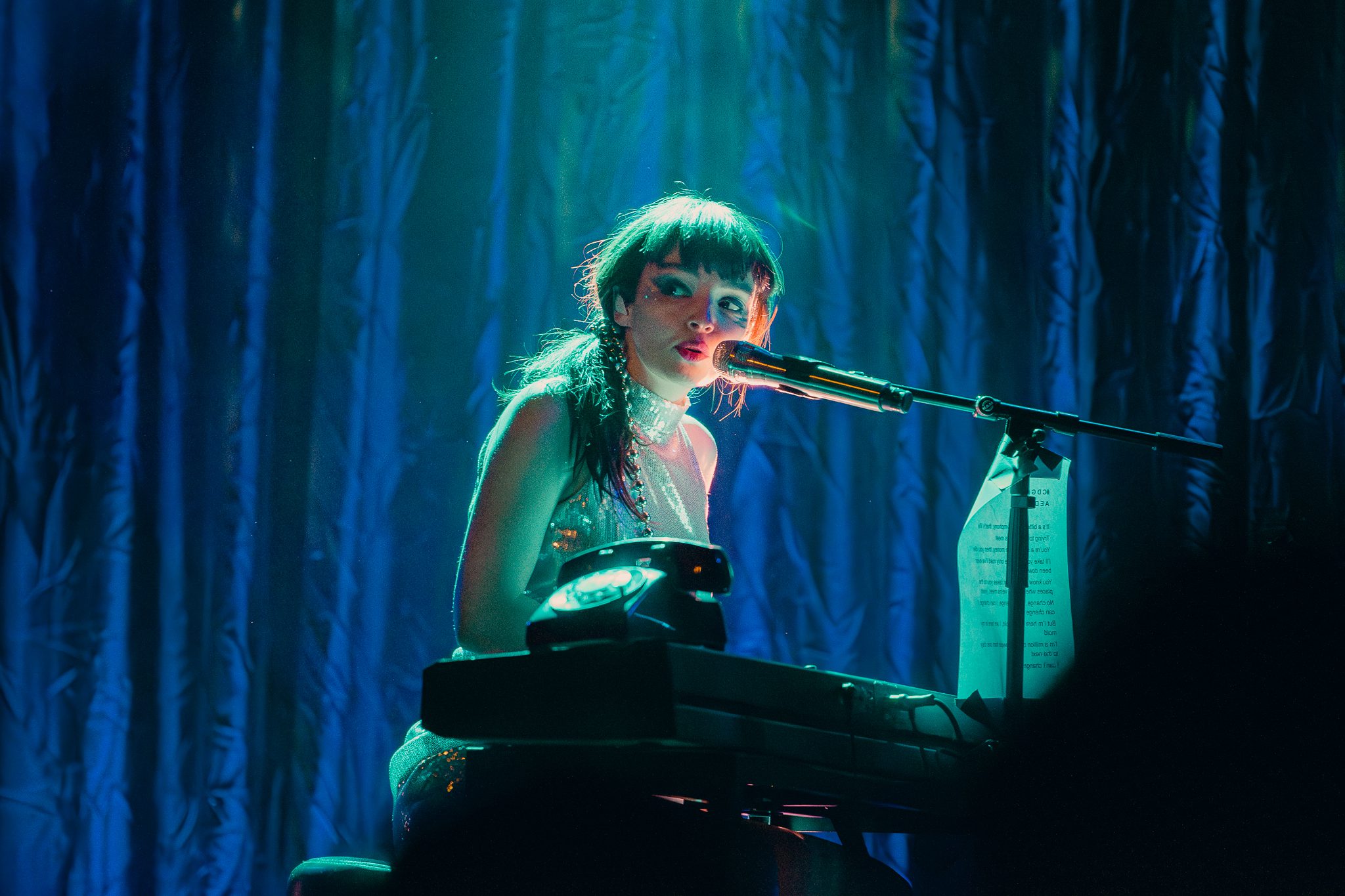 Lauren Mayberry performing at The Sinclair in Cambridge, MA