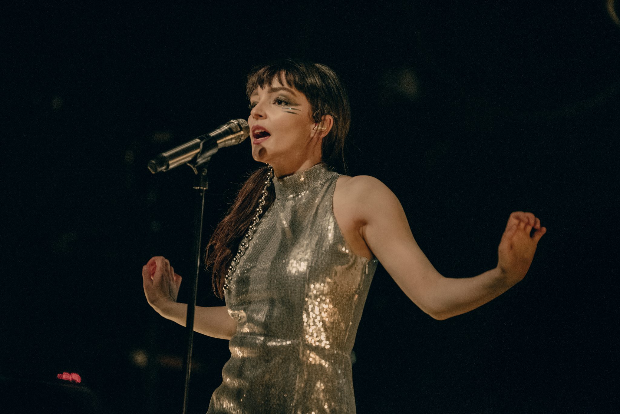Lauren Mayberry performing at The Sinclair in Cambridge, MA