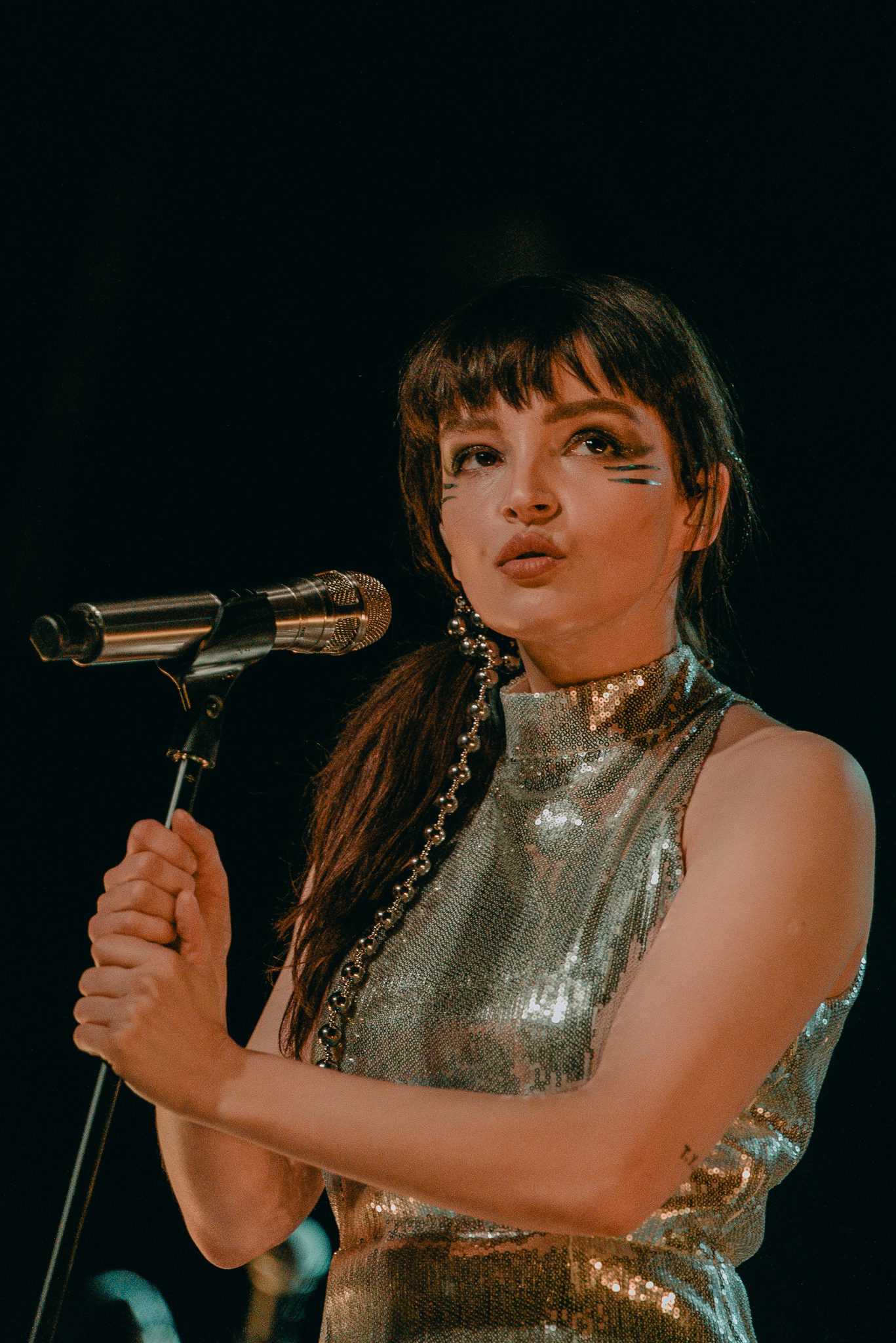 Lauren Mayberry performing at The Sinclair in Cambridge, MA
