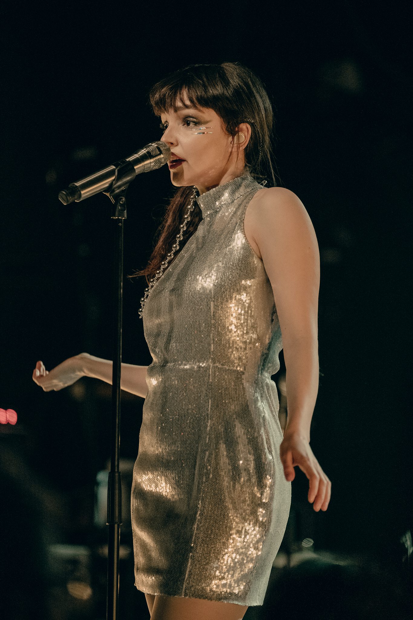 Lauren Mayberry performing at The Sinclair in Cambridge, MA