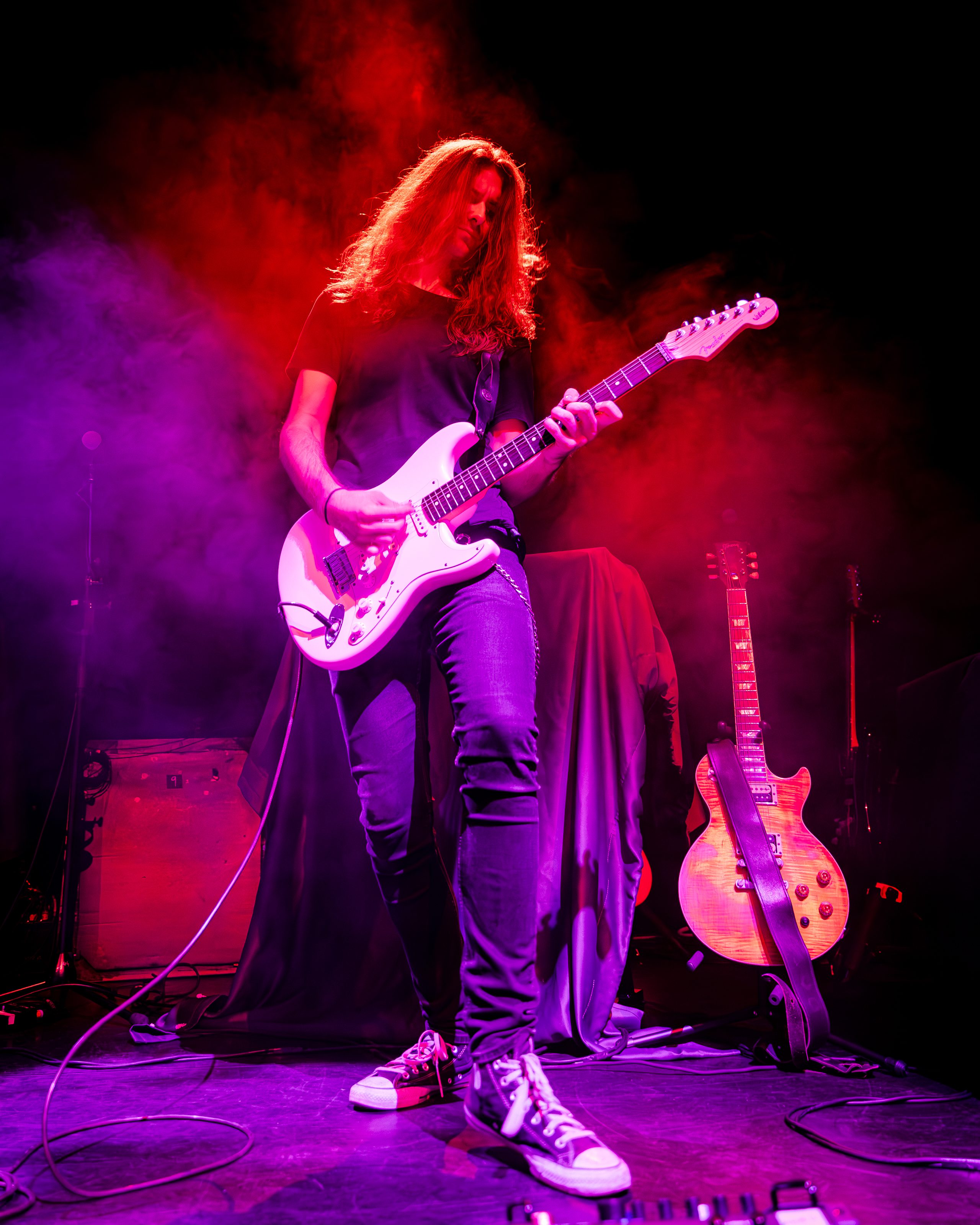 Julia Wolf live performance photos from Hole 44 in Berlin Germany