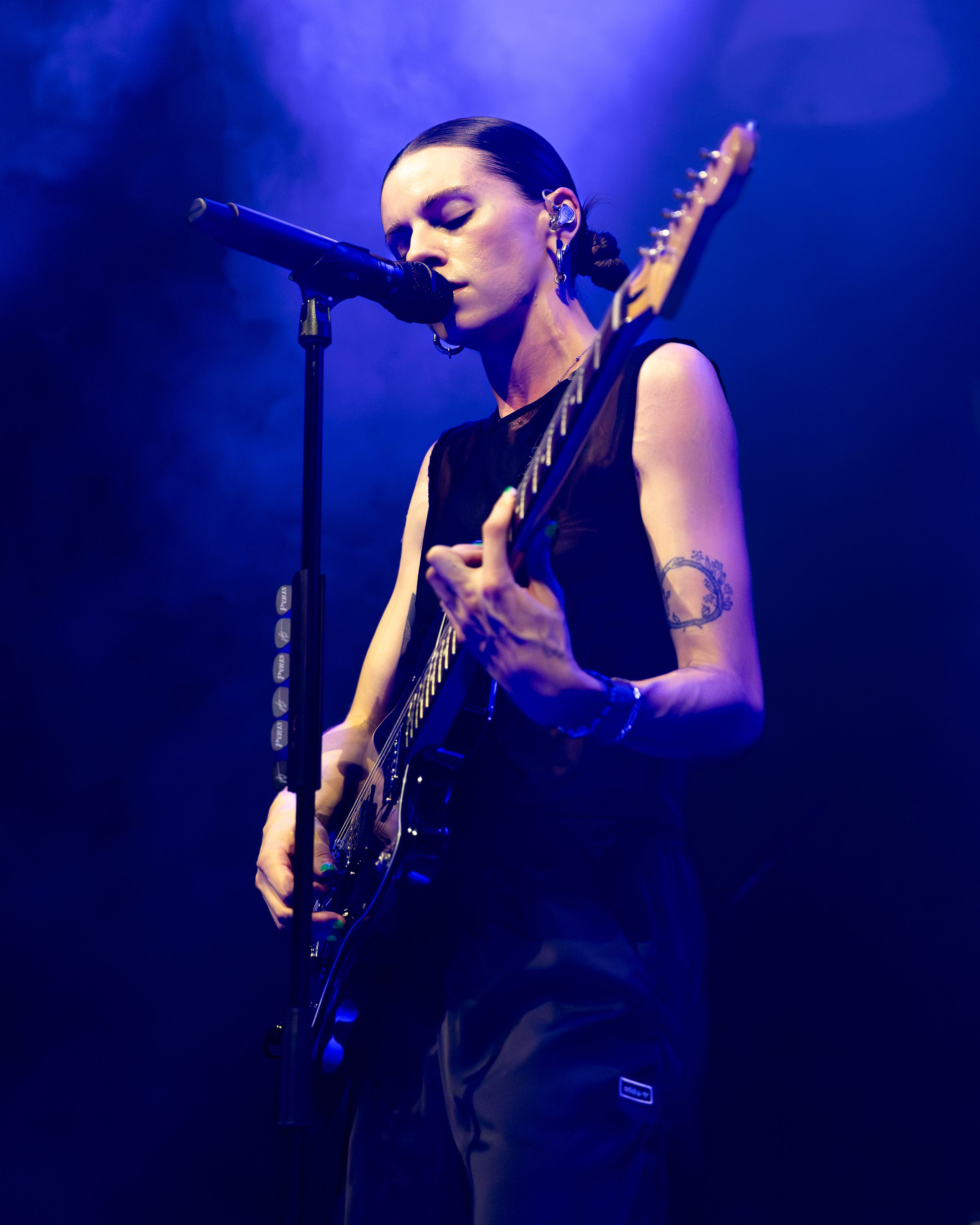 PVRIS live performance photos at Hole 44 in Berlin Germany