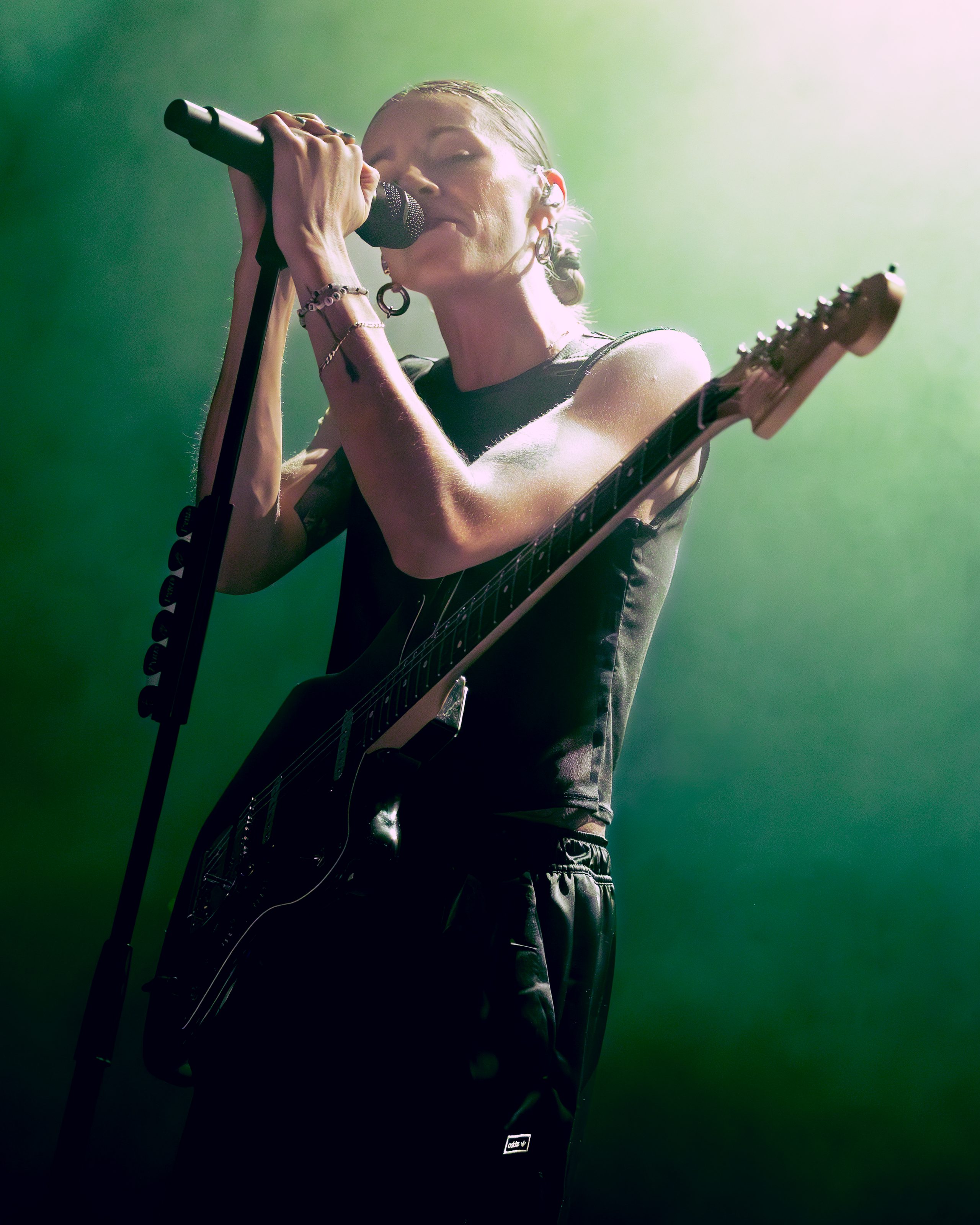 PVRIS live performance photos at Hole 44 in Berlin Germany