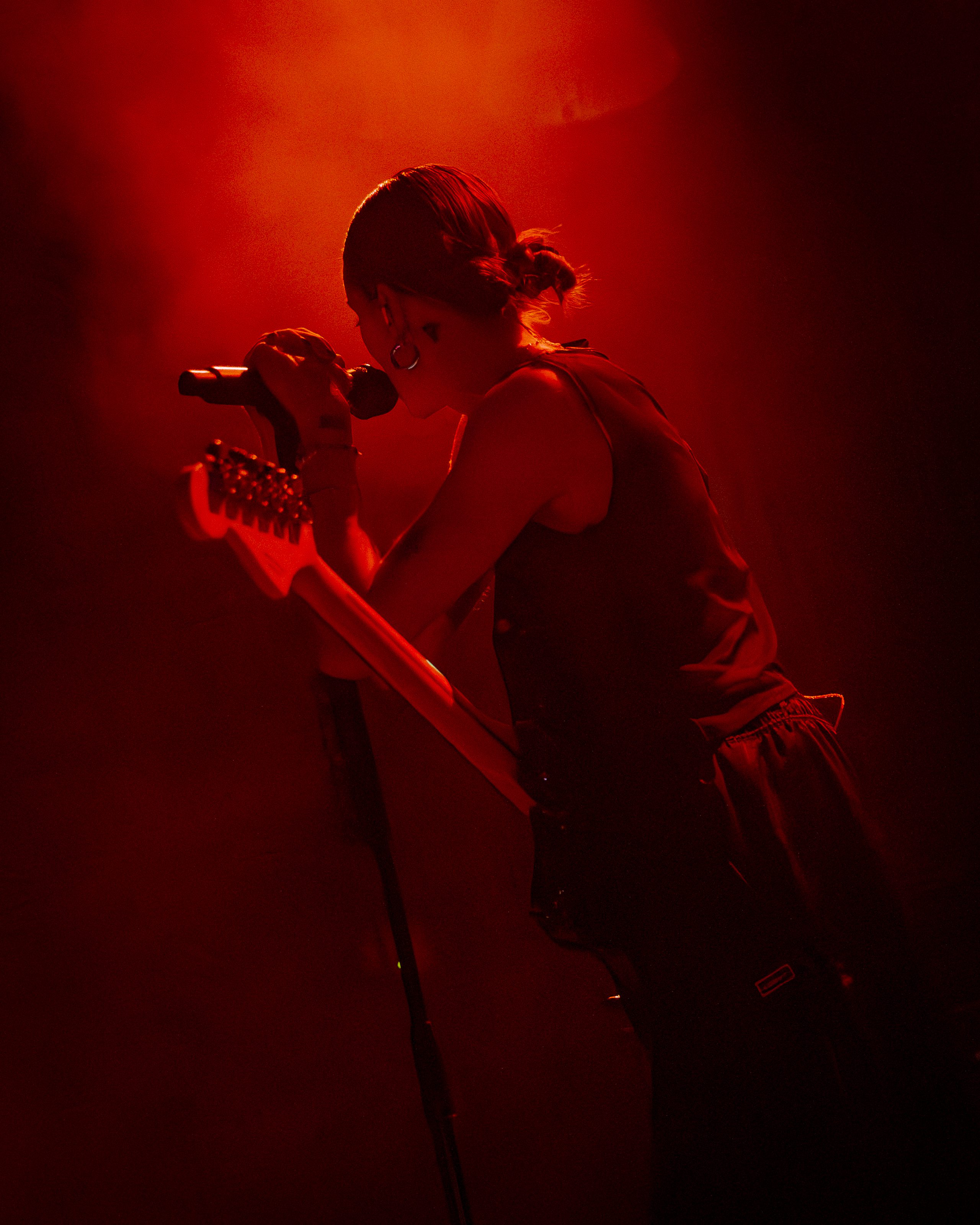 PVRIS live performance photos at Hole 44 in Berlin Germany