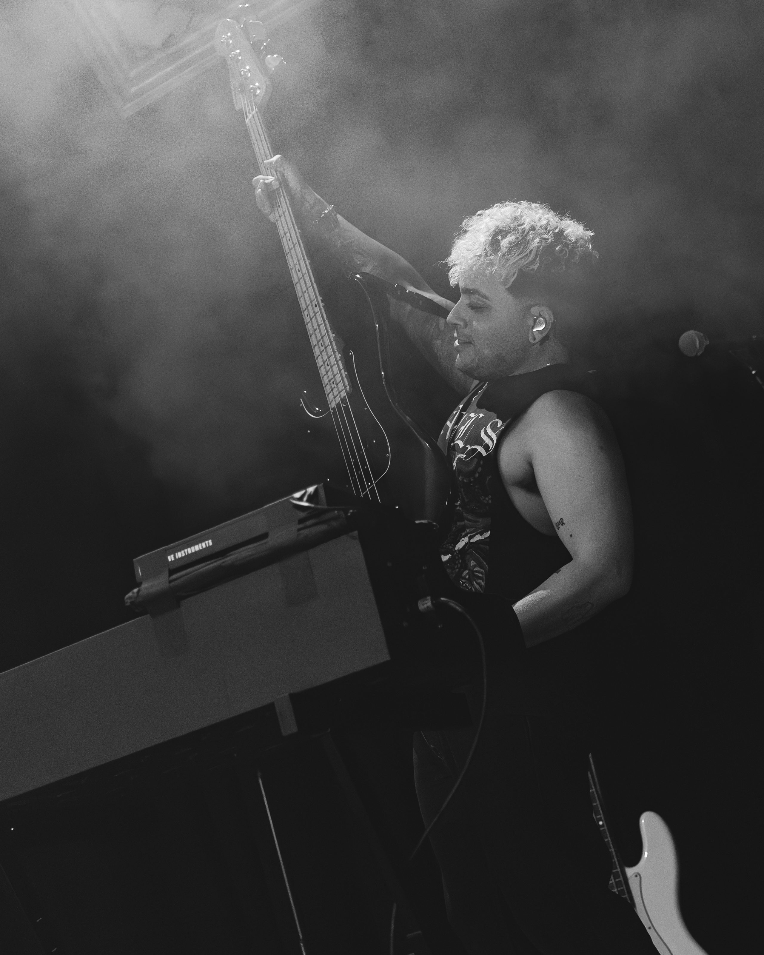 PVRIS live performance photos at Hole 44 in Berlin Germany