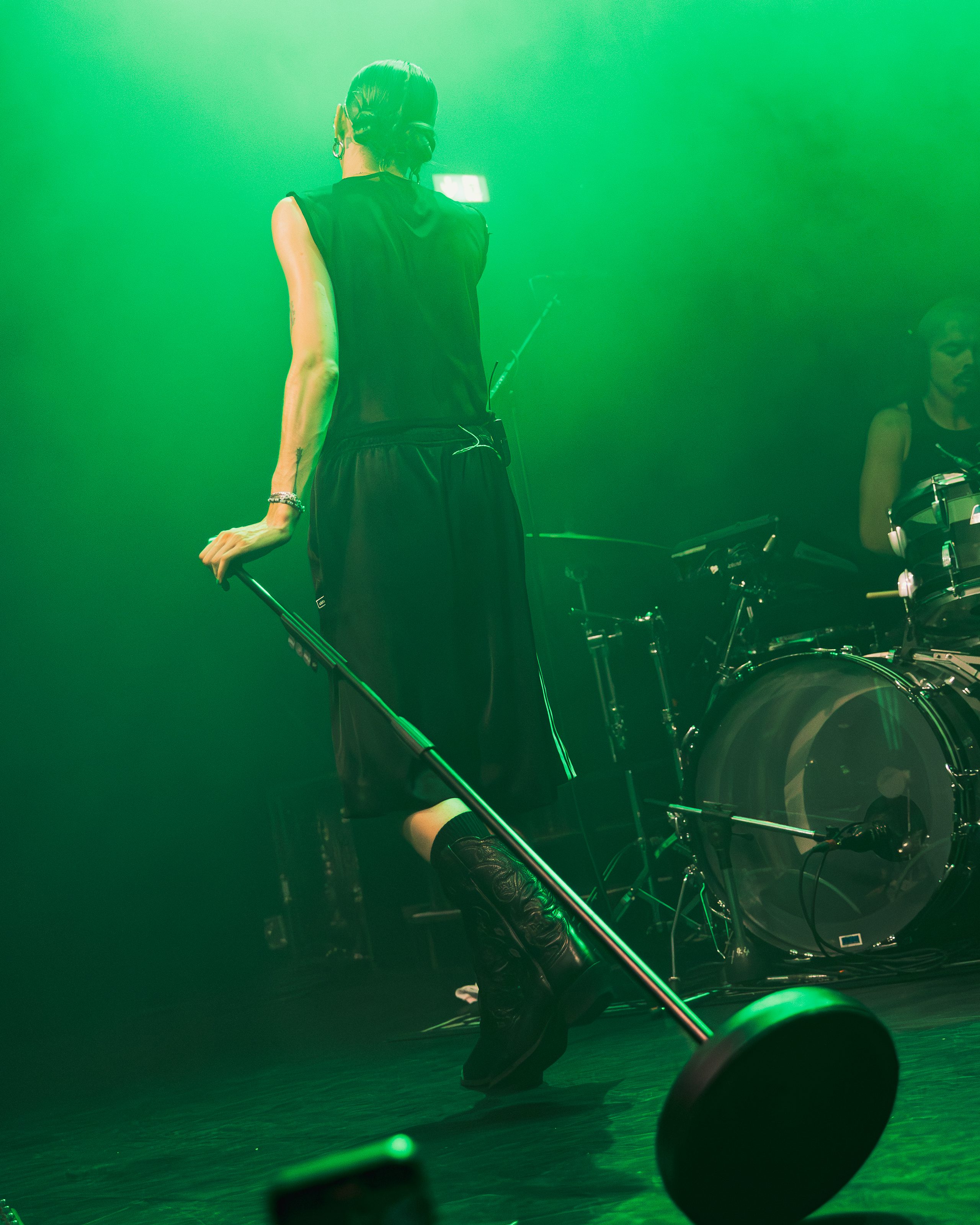 PVRIS live performance photos at Hole 44 in Berlin Germany