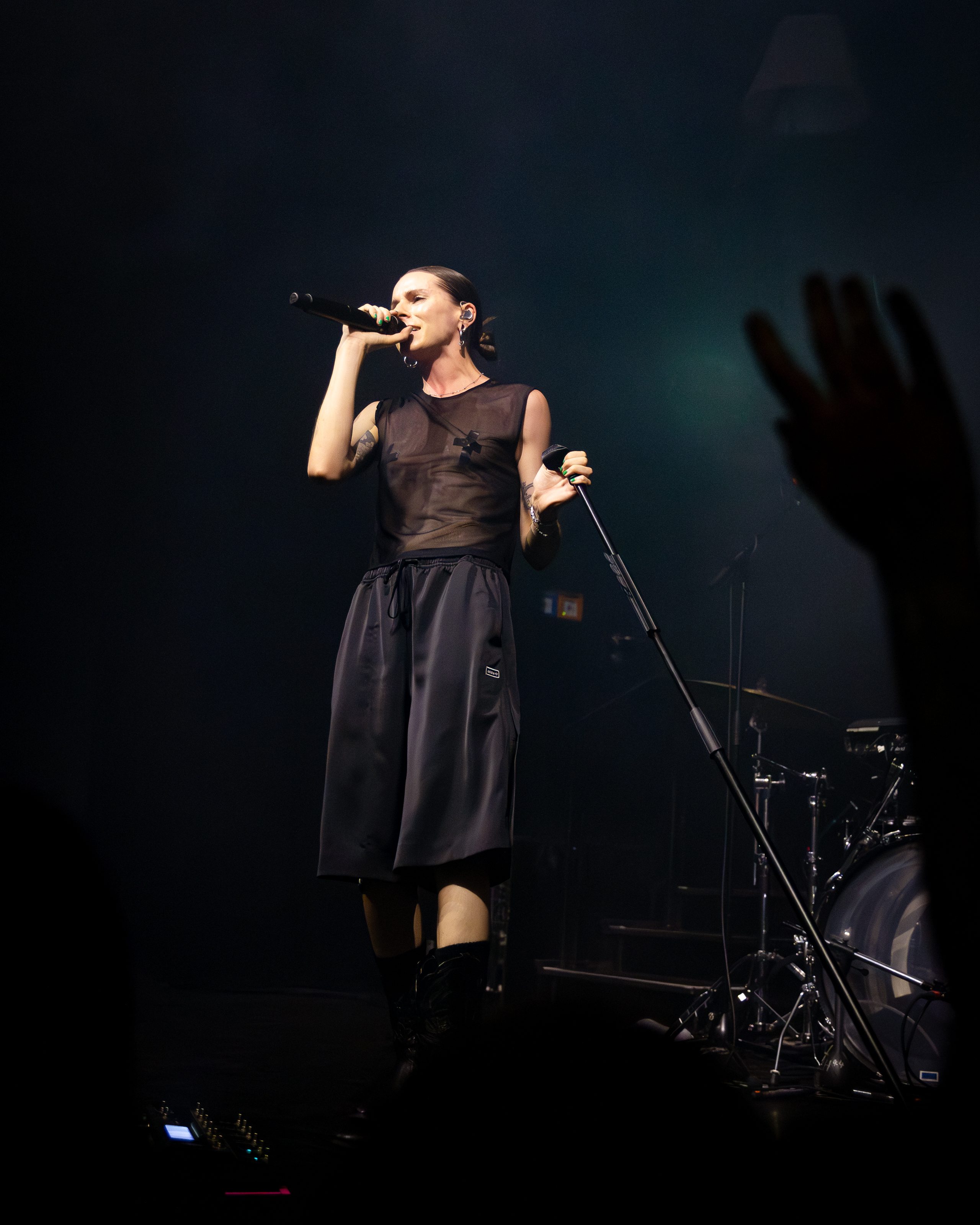 PVRIS live performance photos at Hole 44 in Berlin Germany