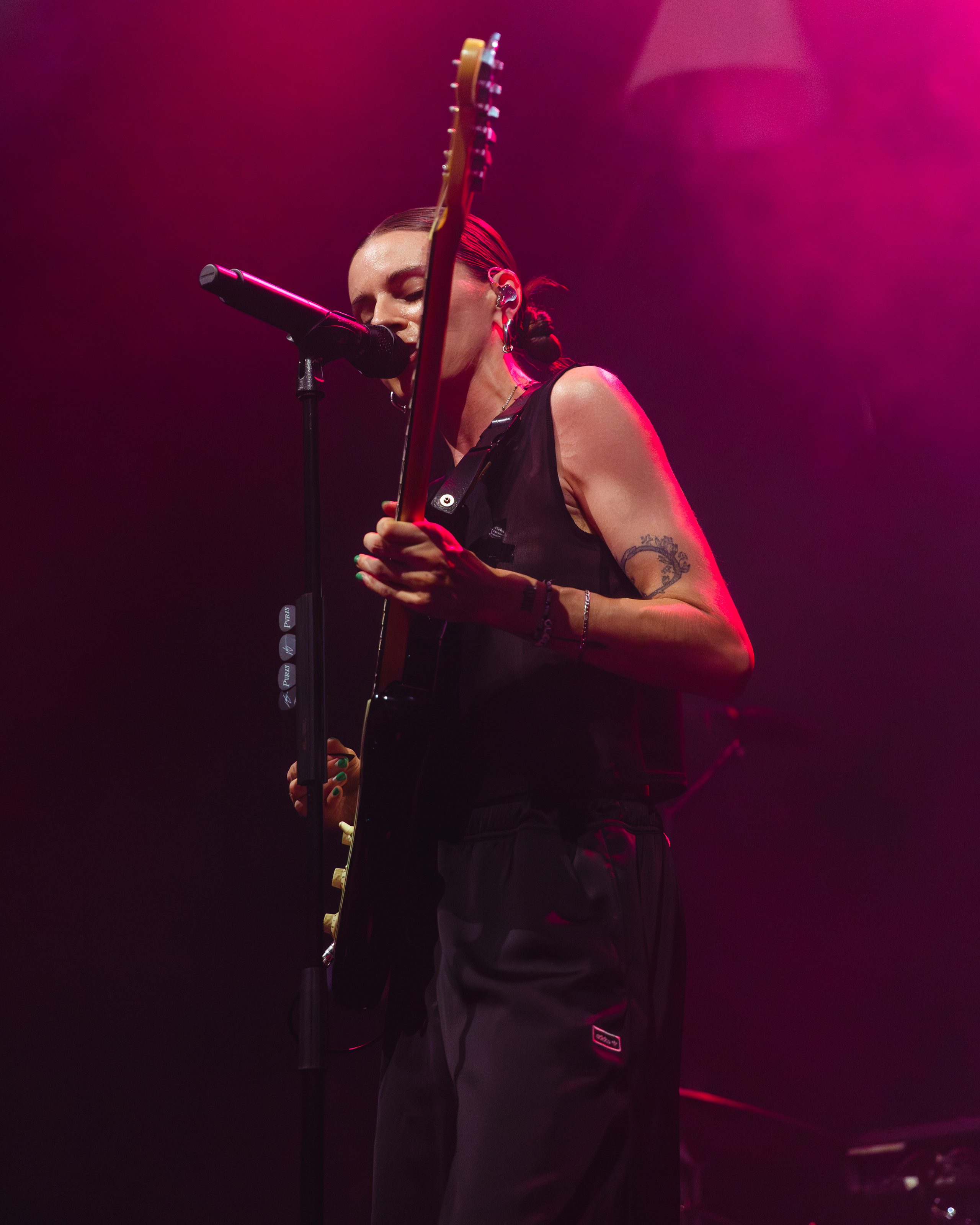 PVRIS live performance photos at Hole 44 in Berlin Germany