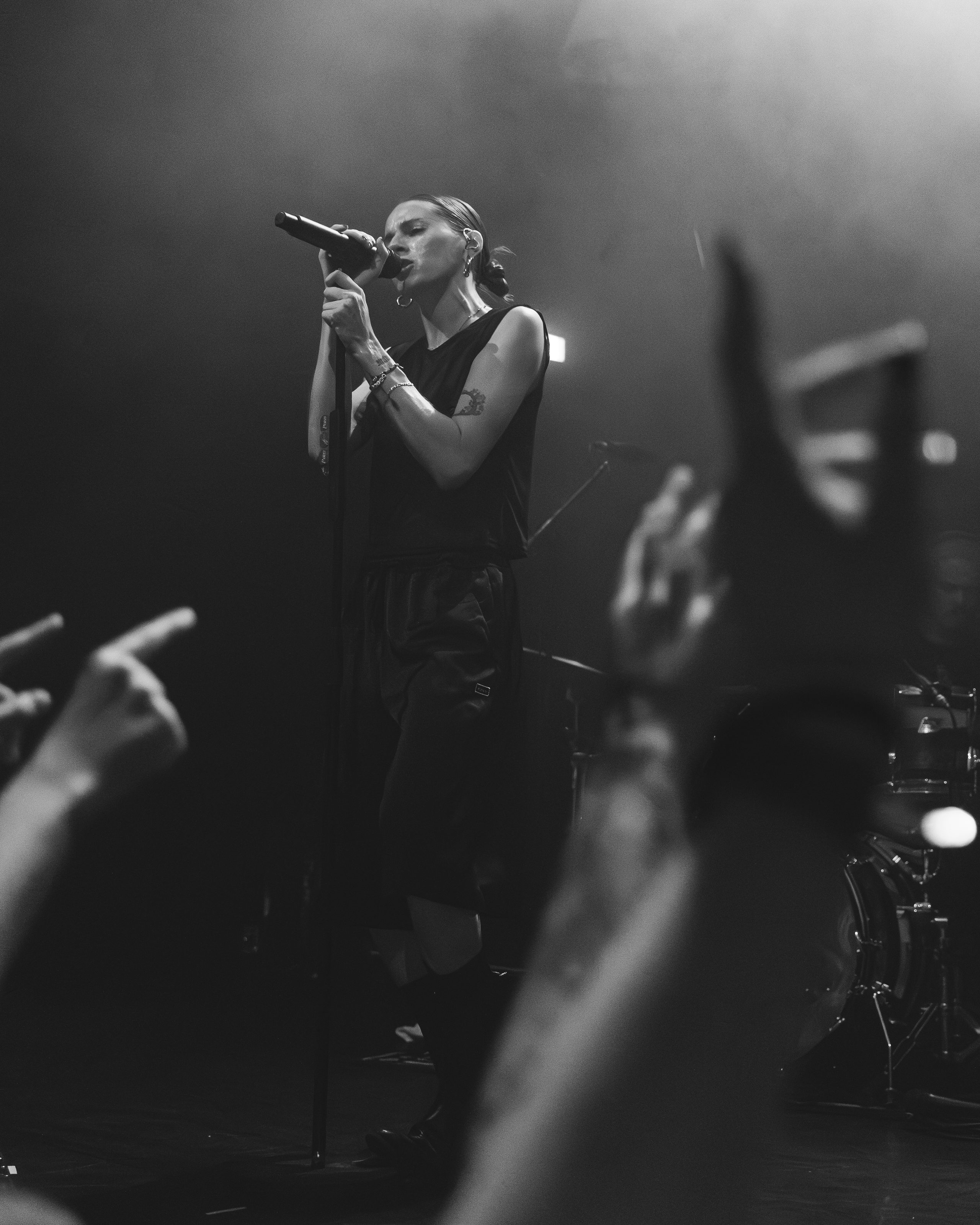 PVRIS live performance photos at Hole 44 in Berlin Germany