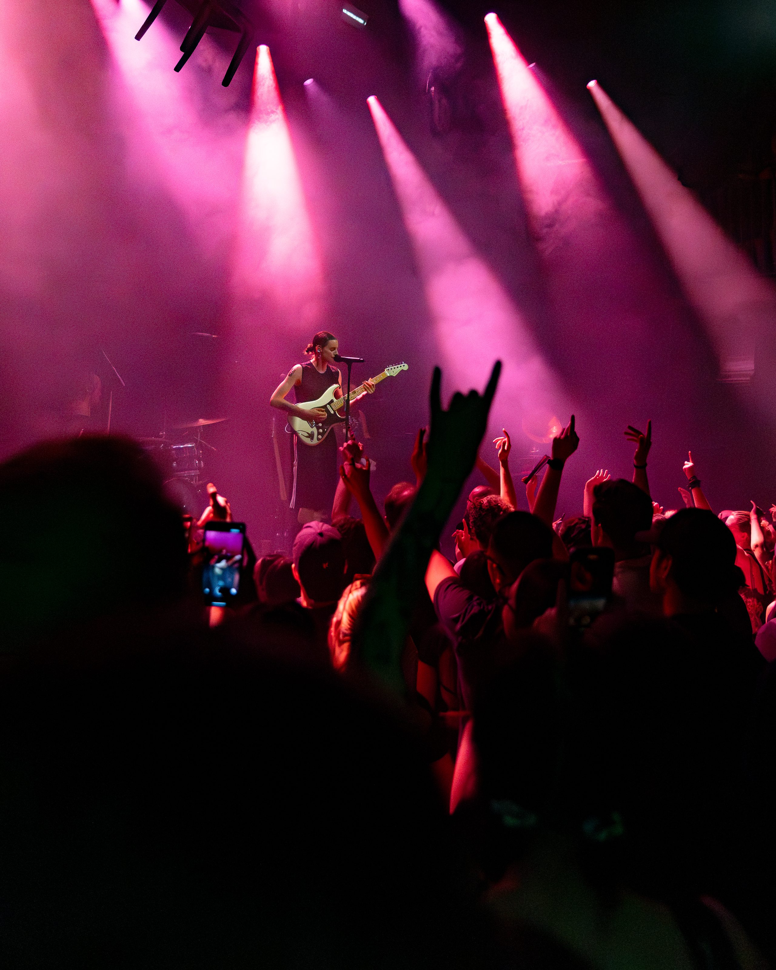 PVRIS live performance photos at Hole 44 in Berlin Germany