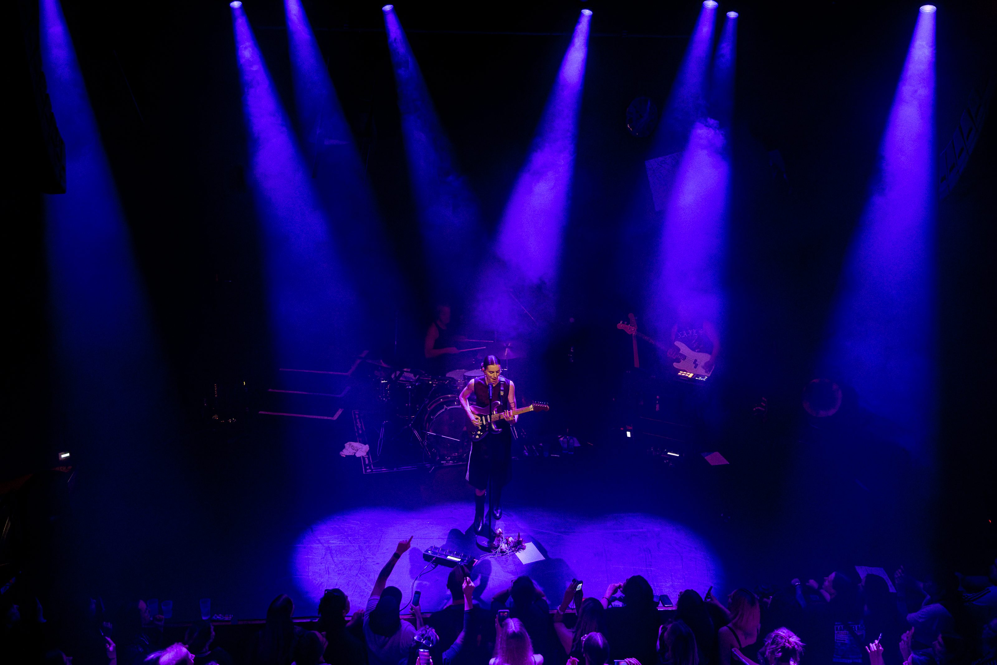 PVRIS live performance photos at Hole 44 in Berlin Germany