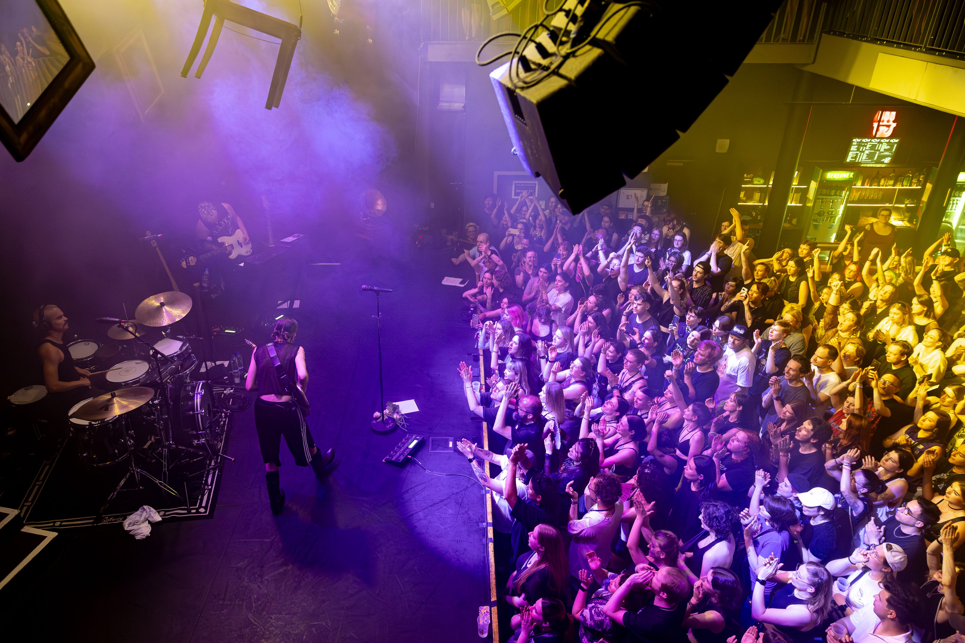 PVRIS live performance photos at Hole 44 in Berlin Germany