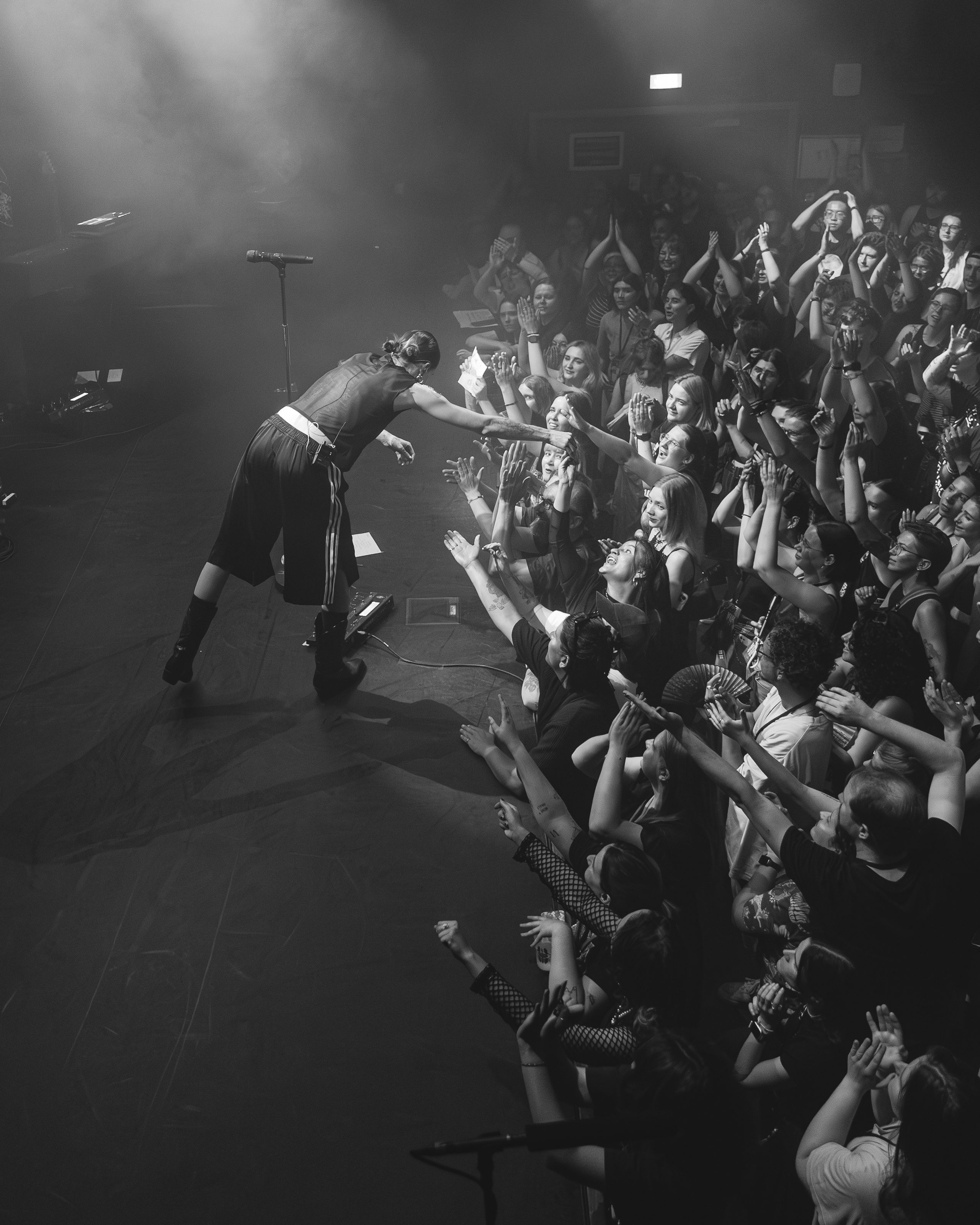 PVRIS live performance photos at Hole 44 in Berlin Germany