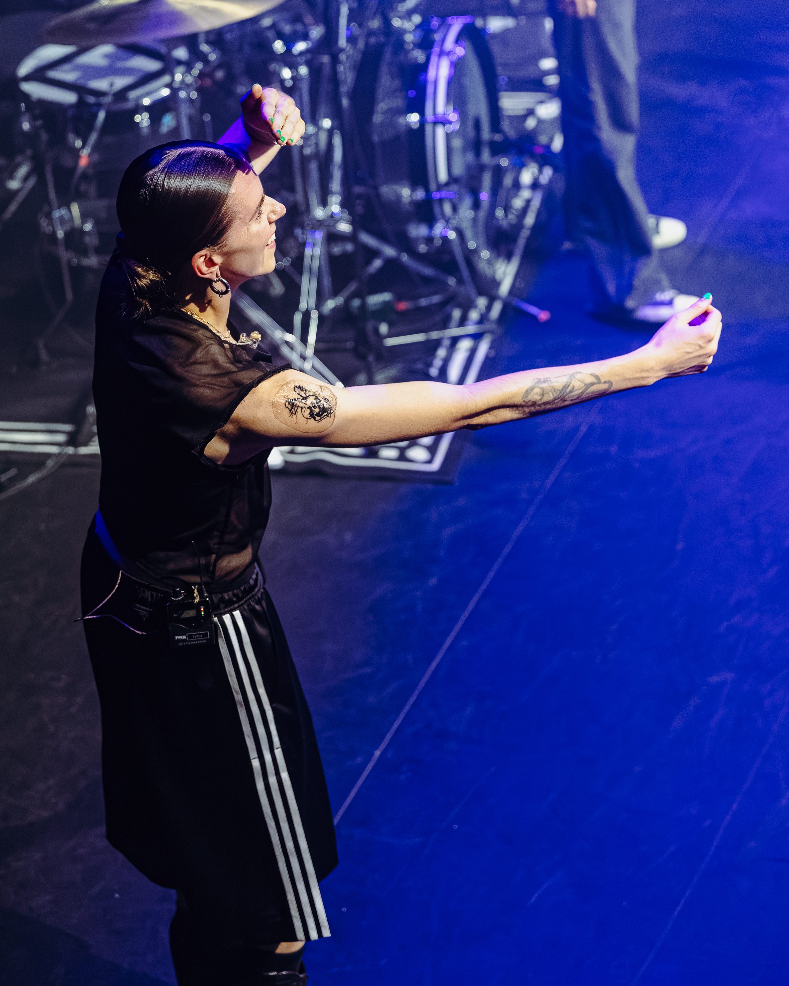 PVRIS live performance photos at Hole 44 in Berlin Germany