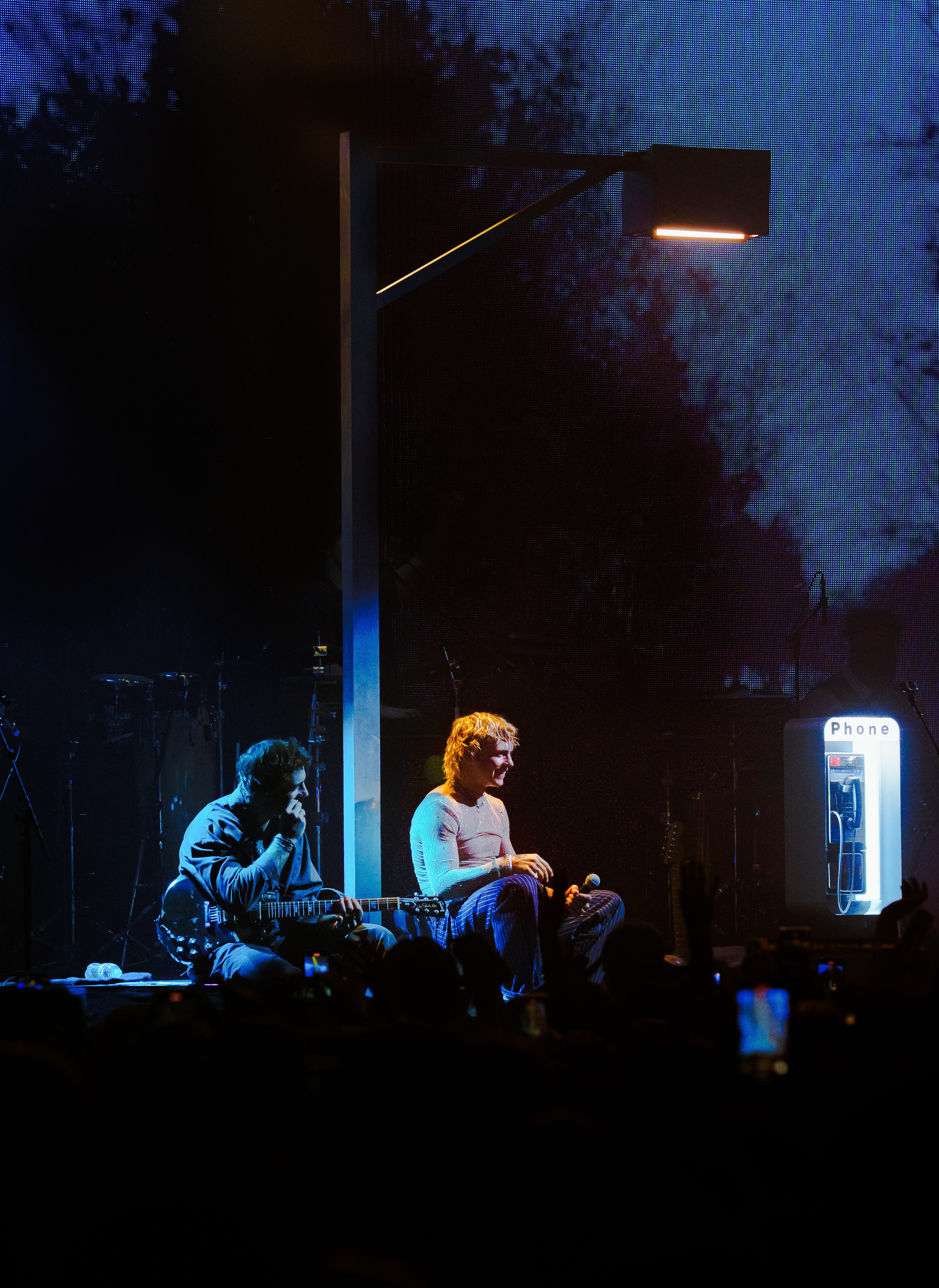Ross Lynch and Rocky Lynch of The Driver Era in Los Angeles, California, performing at The Hollywood Palladium