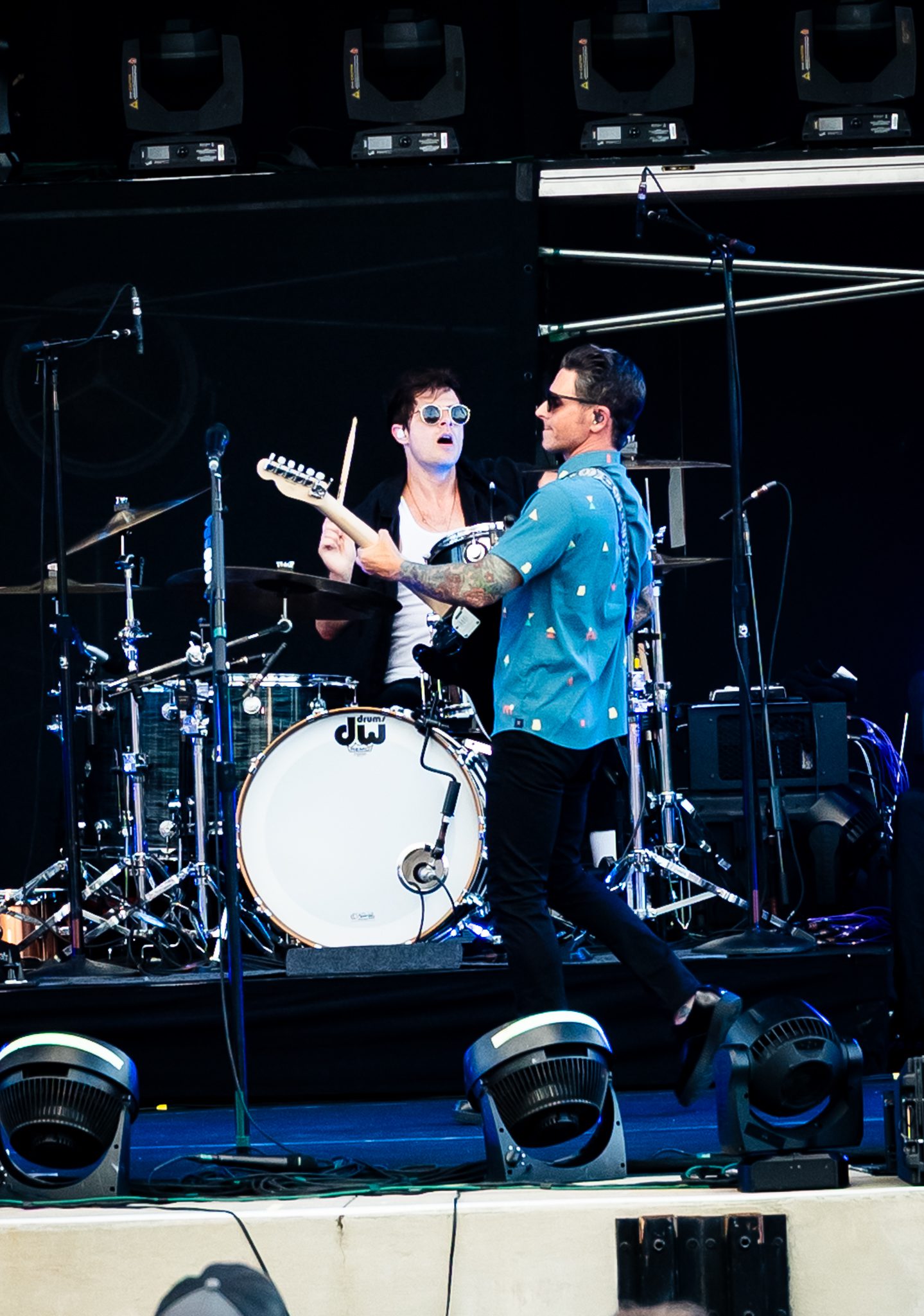 Dashboard Confessional at Skyla Credit Union Amphitheatre in Charlotte, North Carolina