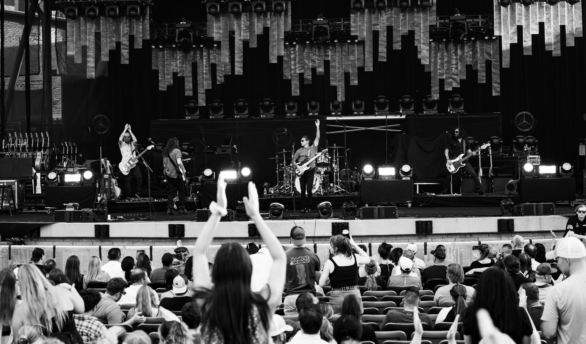 Dashboard Confessional at Skyla Credit Union Amphitheatre in Charlotte, North Carolina