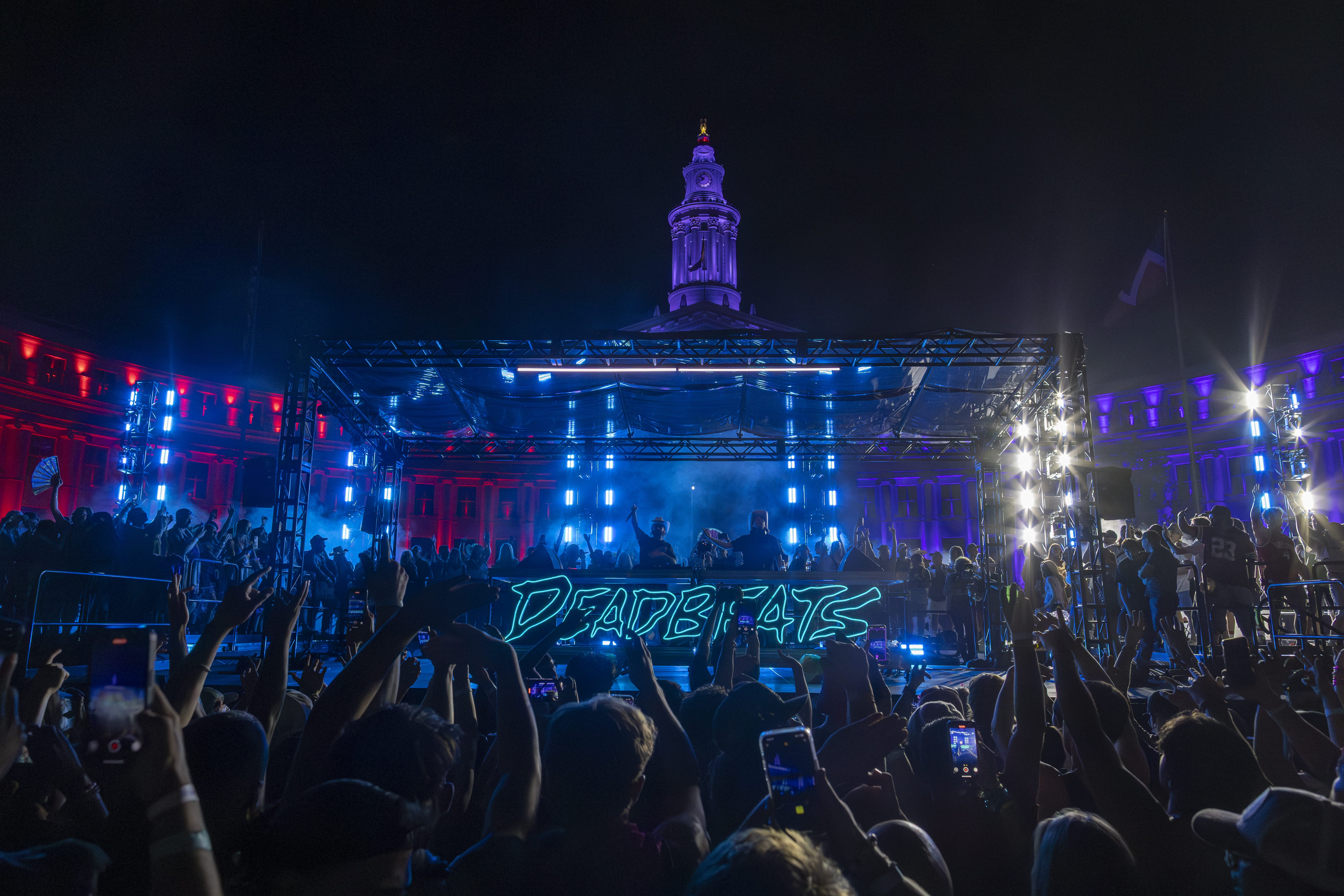 Zeds Dead performing at Deadbeats Backyard Jamboree, July 4, 2025, Denver