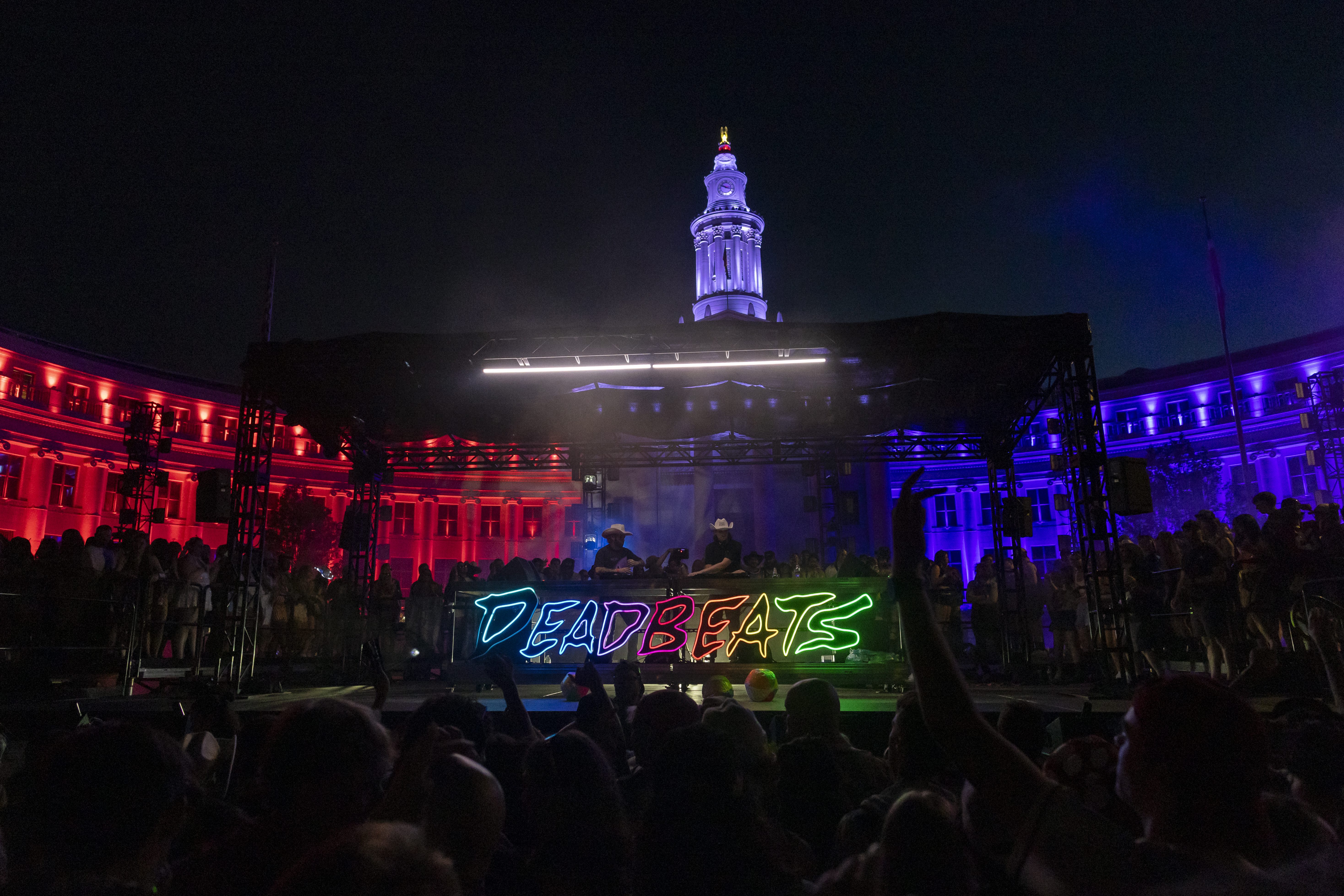 Zeds Dead performing at Deadbeats Backyard Jamboree, July 4, 2025, Denver