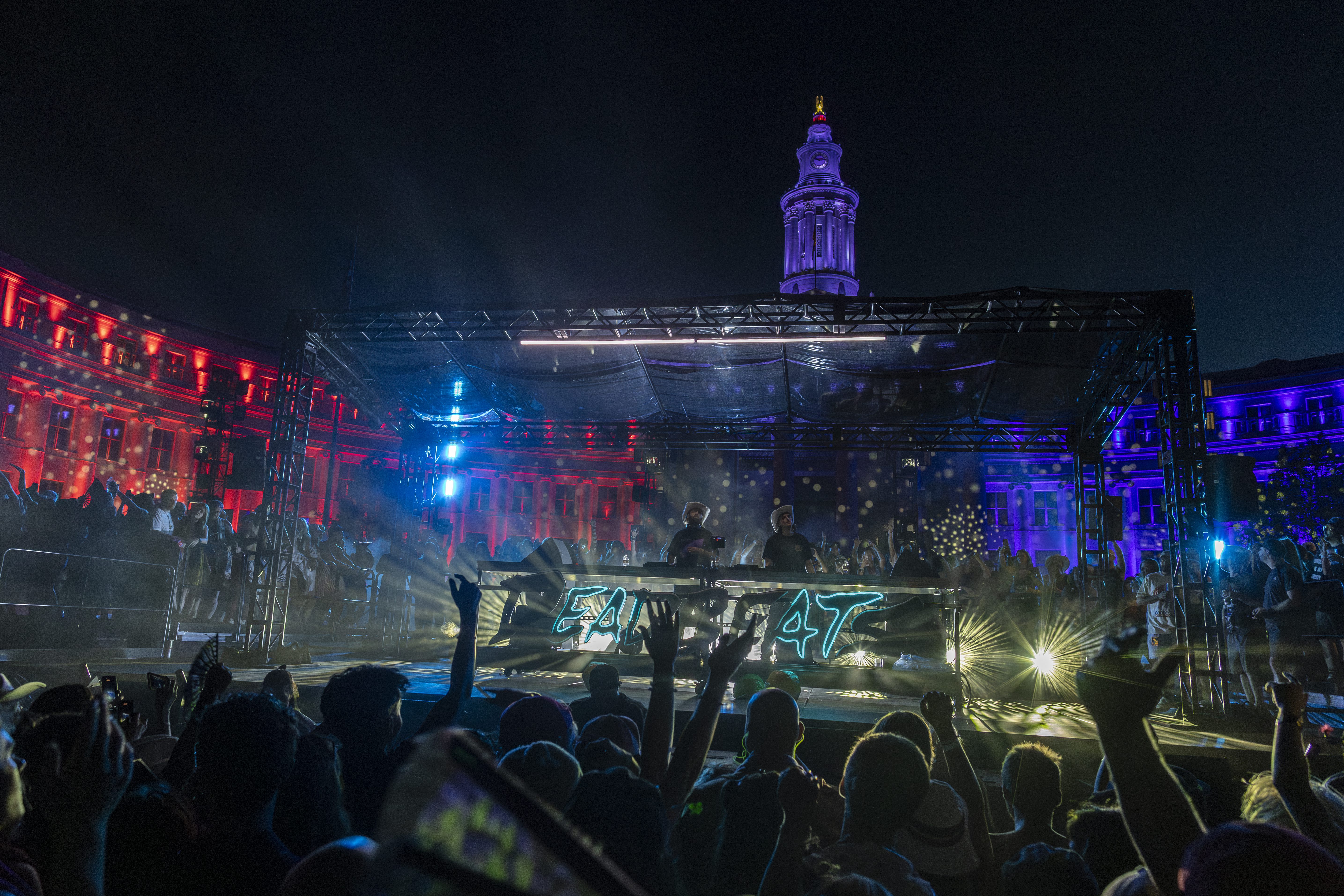 Zeds Dead performing at Deadbeats Backyard Jamboree, July 4, 2025, Denver