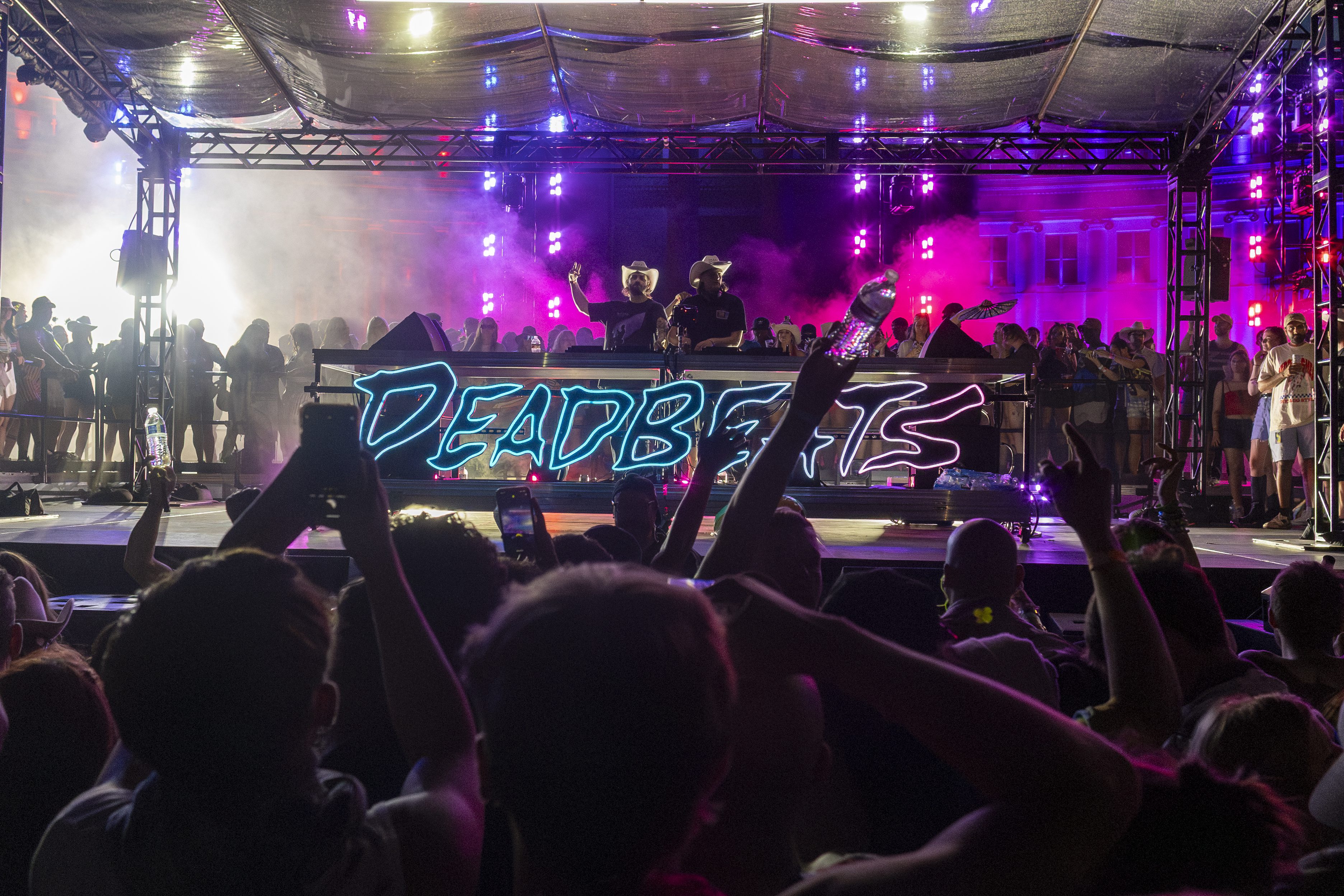 Zeds Dead performing at Deadbeats Backyard Jamboree, July 4, 2025, Denver