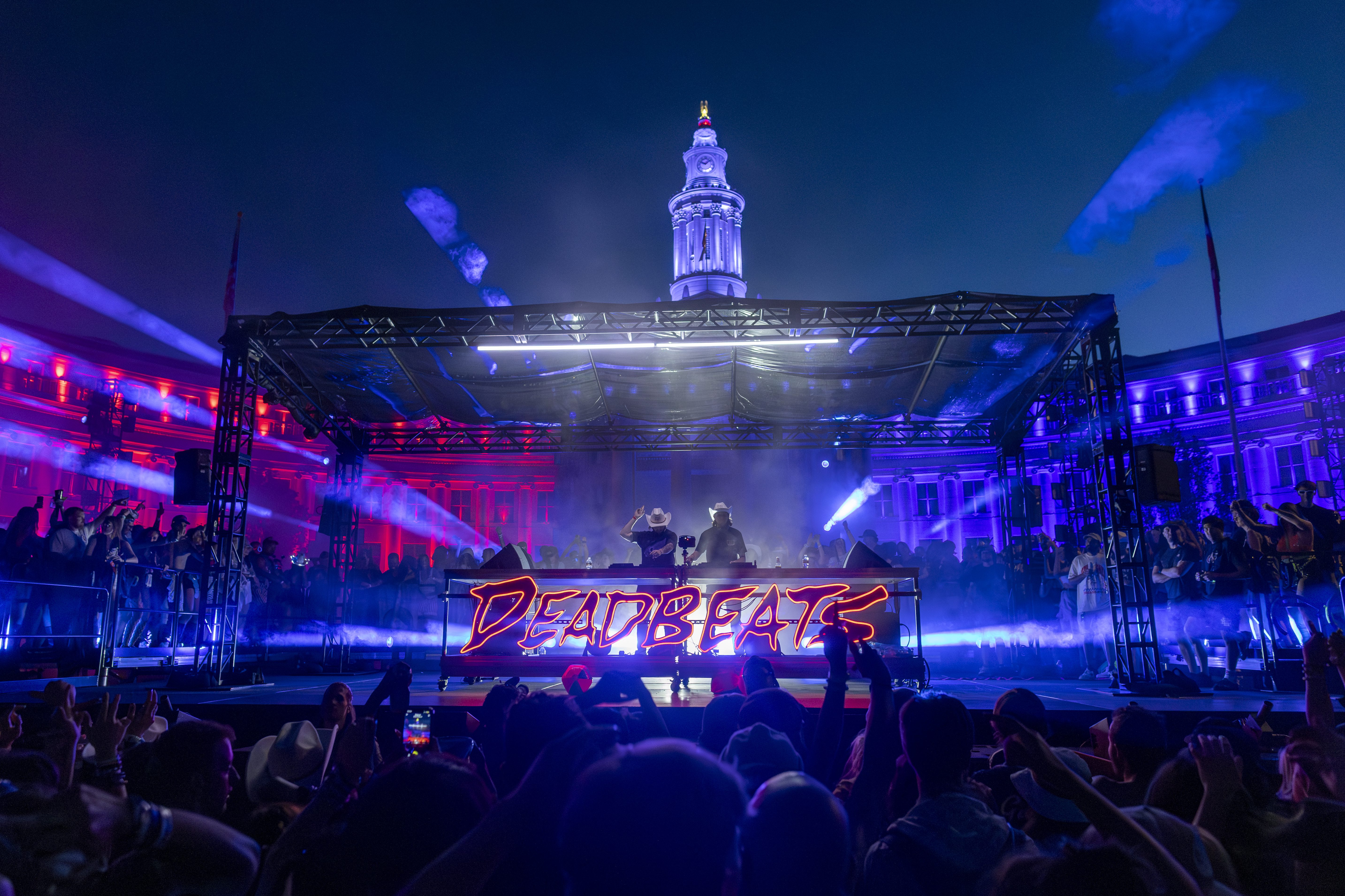 Zeds Dead performing at Deadbeats Backyard Jamboree, July 4, 2025, Denver