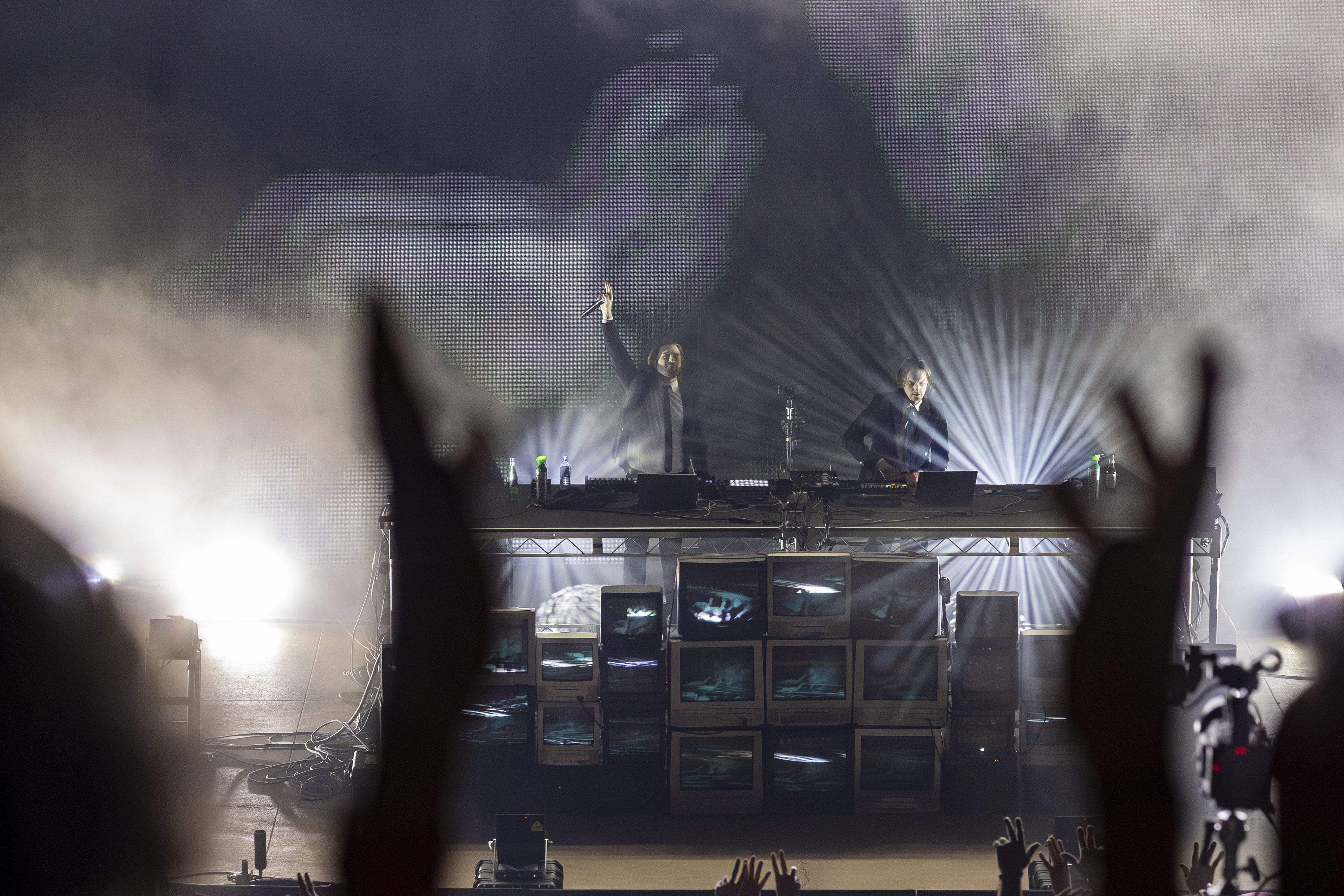 Zeds Dead performing live at Red Rocks during Deadrocks XI Night One