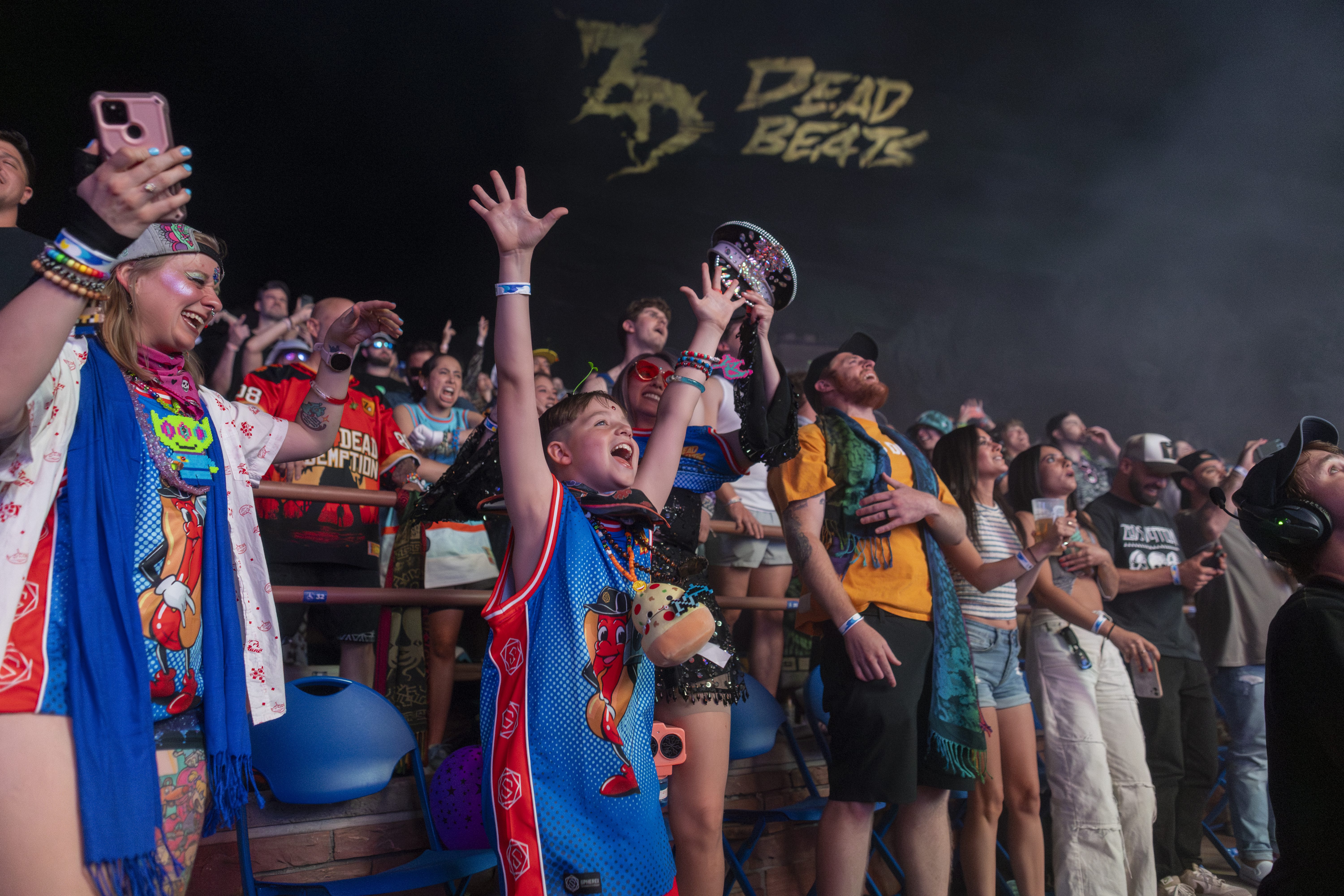 Zeds Dead performing live at Red Rocks during Deadrocks XI Night One