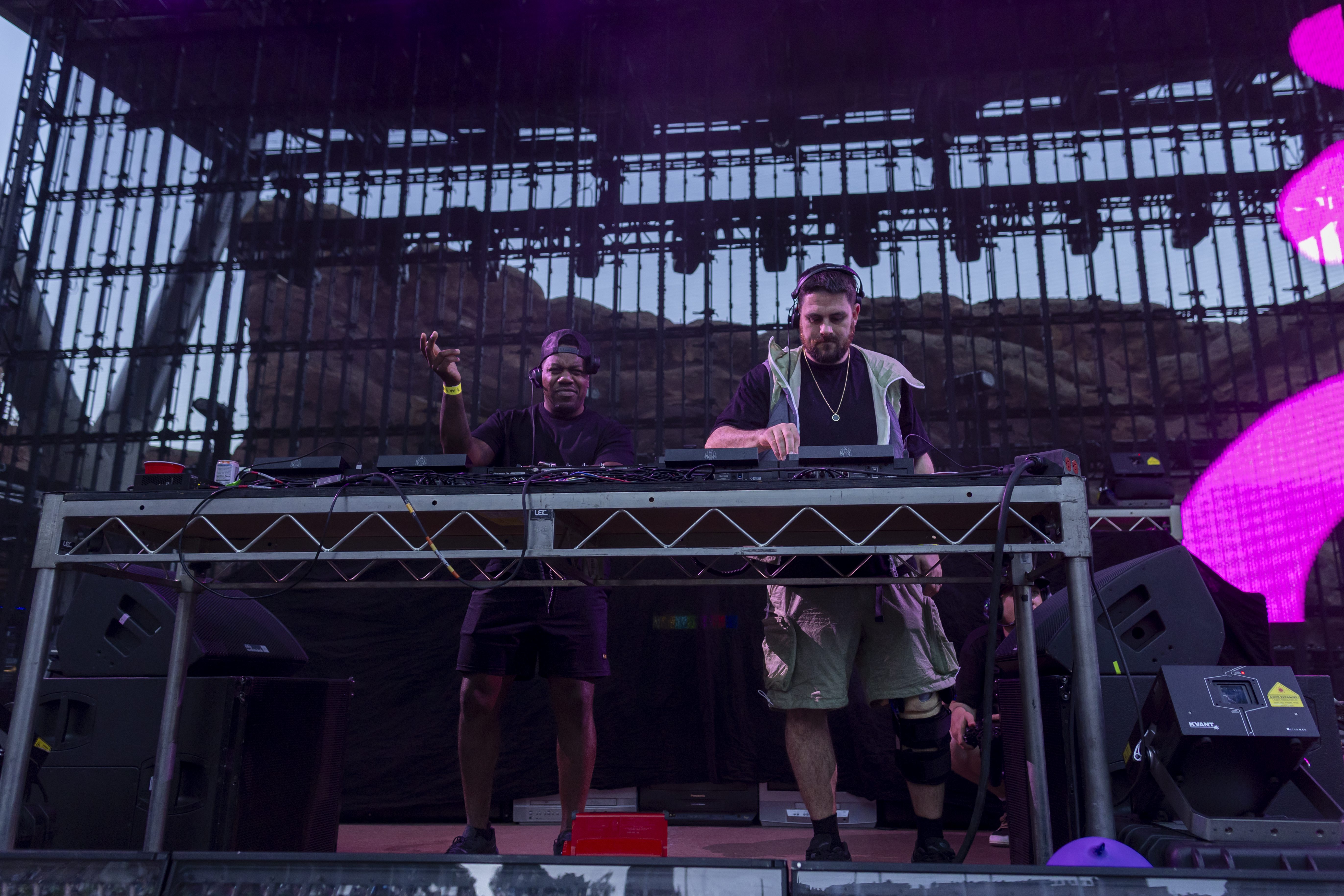 Rudimental on stage at Red Rocks bringing high energy to Deadrocks XI