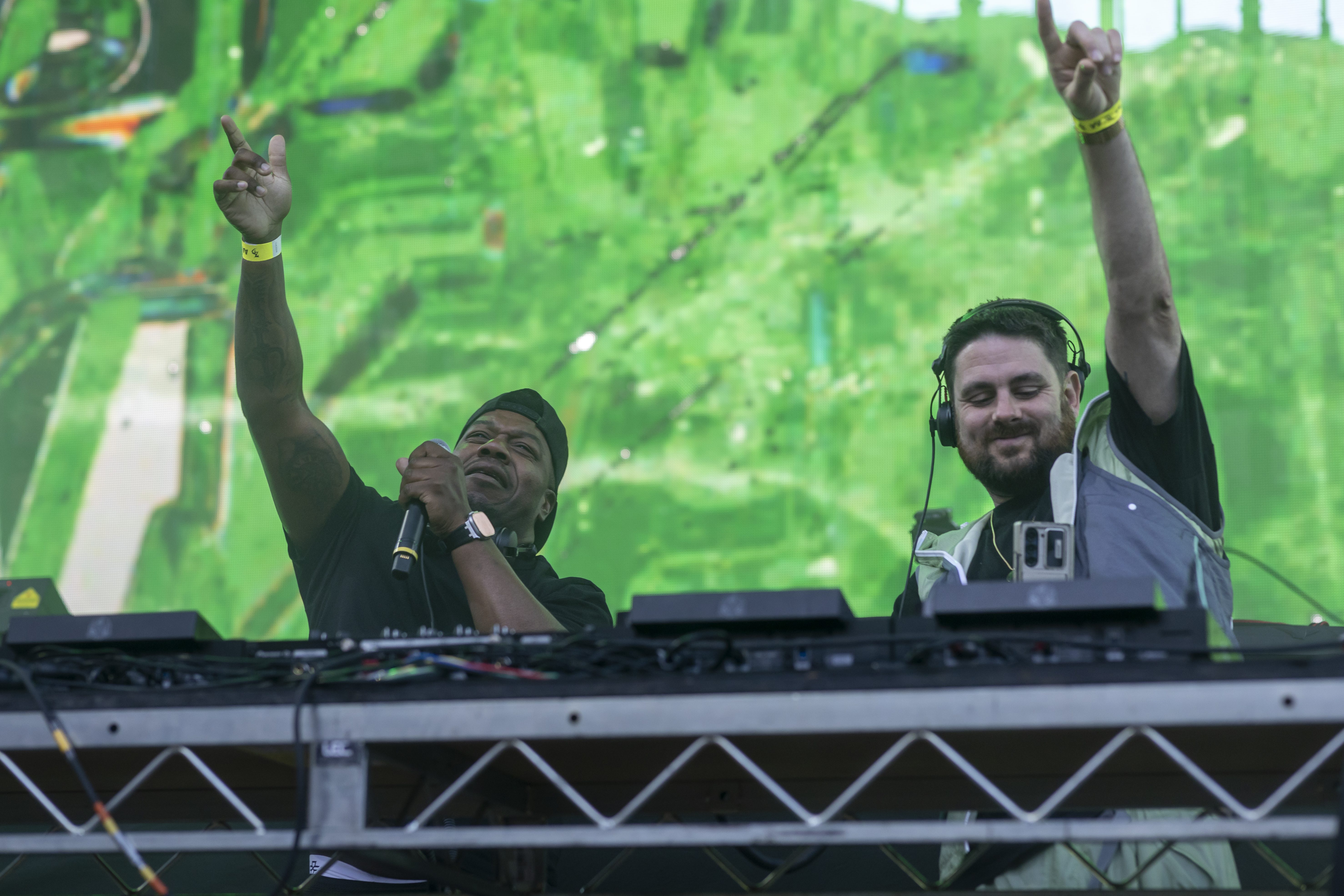 Rudimental on stage at Red Rocks bringing high energy to Deadrocks XI