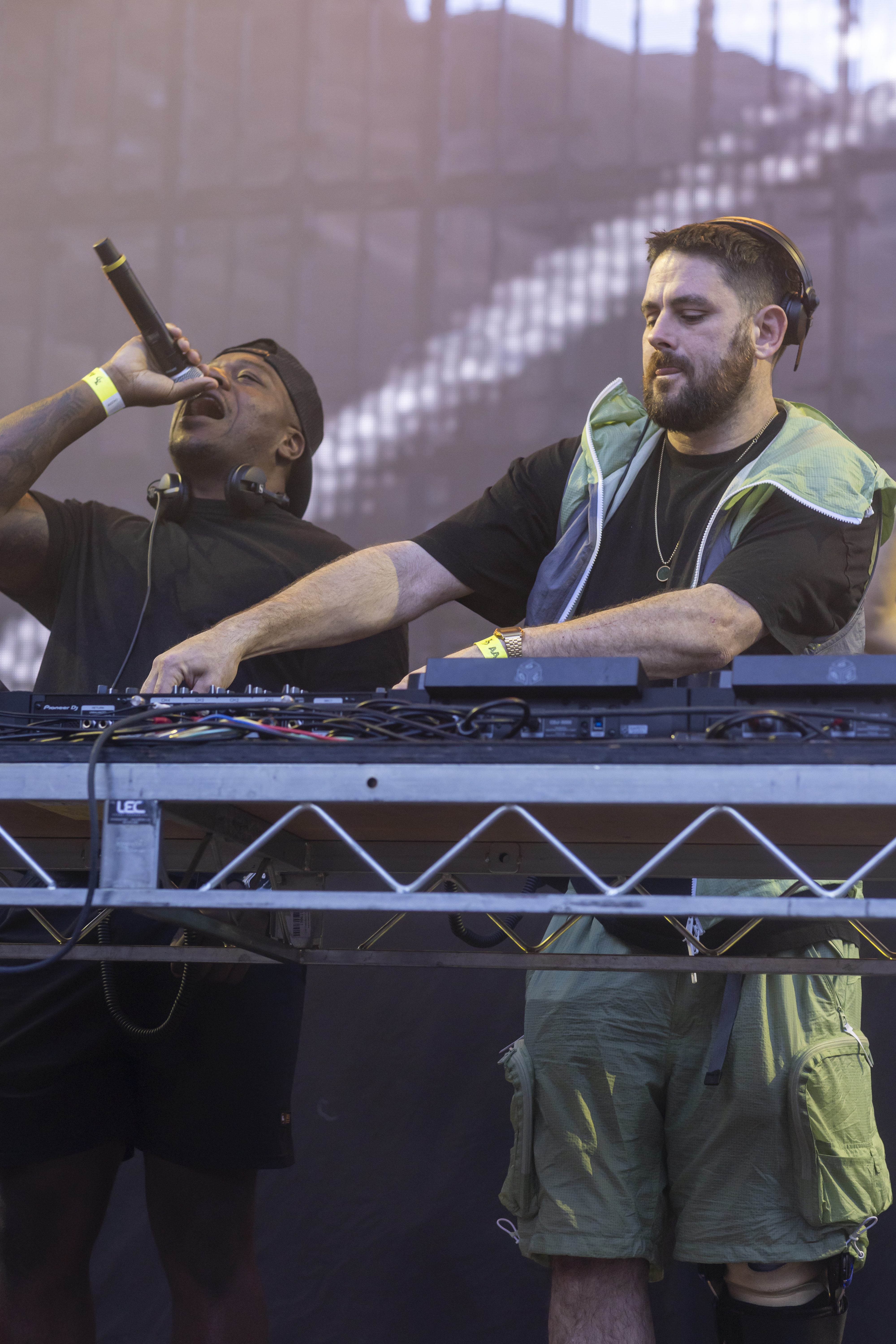 Rudimental on stage at Red Rocks bringing high energy to Deadrocks XI