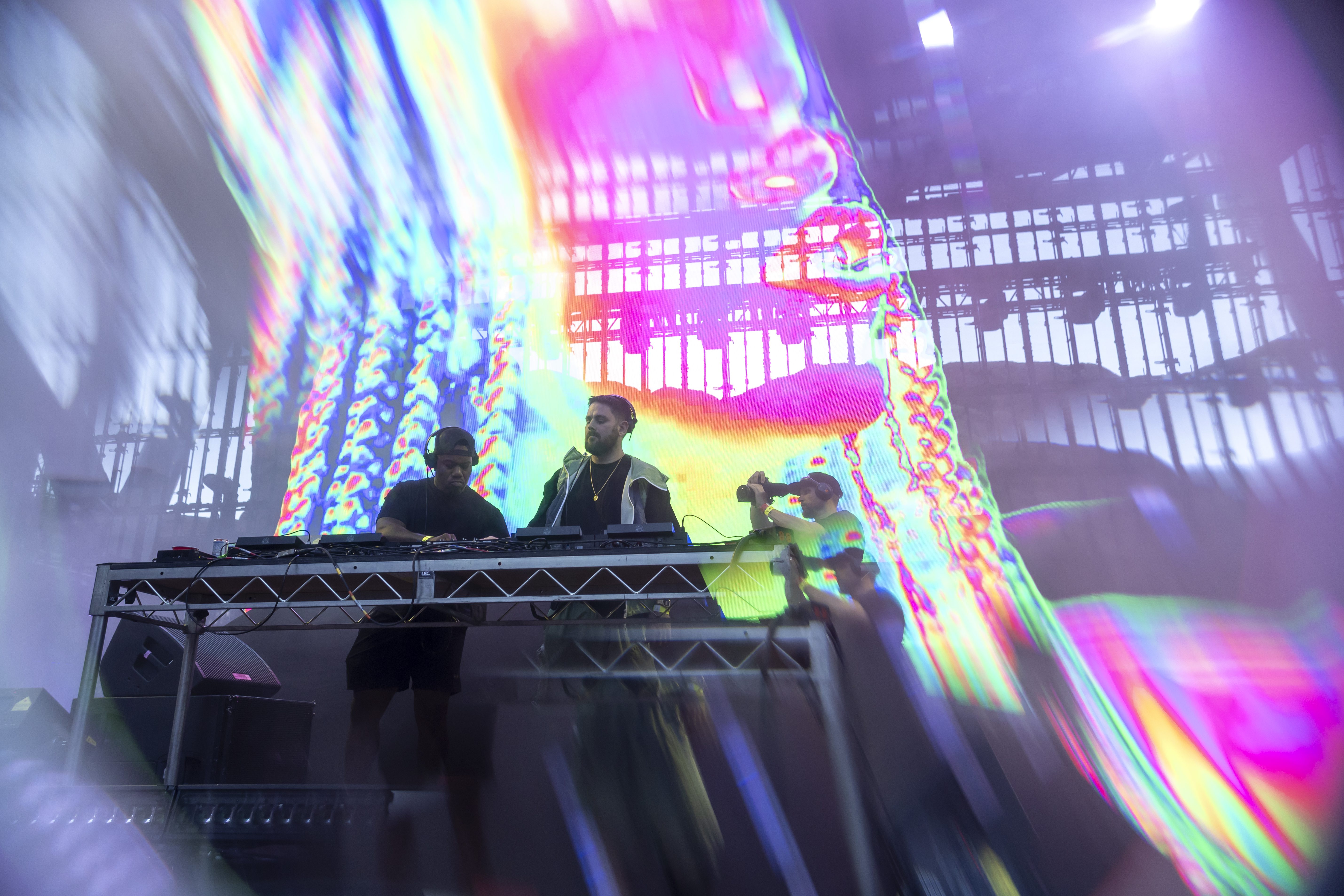 Rudimental on stage at Red Rocks bringing high energy to Deadrocks XI