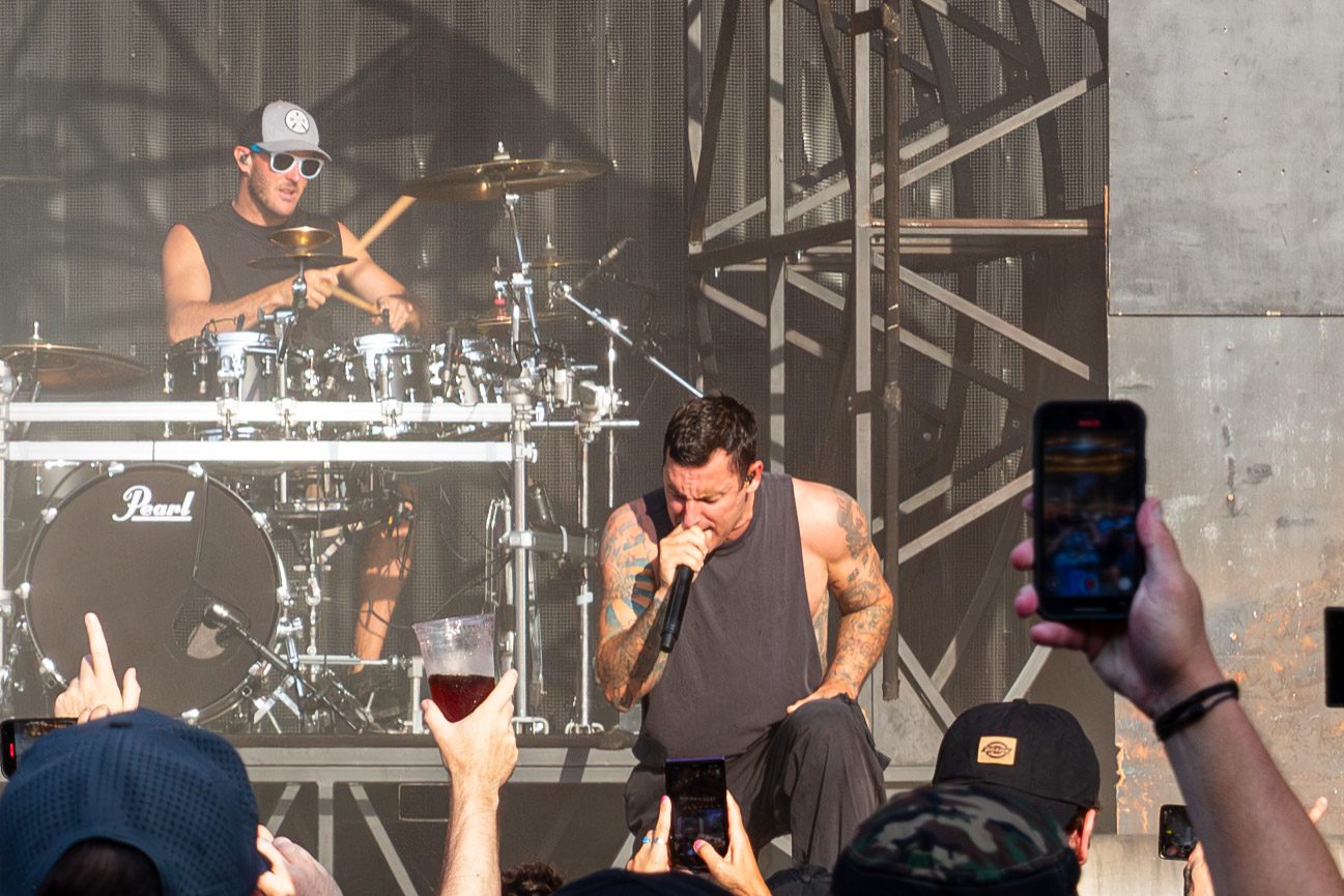 Parkway Drive live at Jones Beach Theater in Wantagh New York for Summer of Loud Tour honoring Dave Shapiro of Sound Talent Group