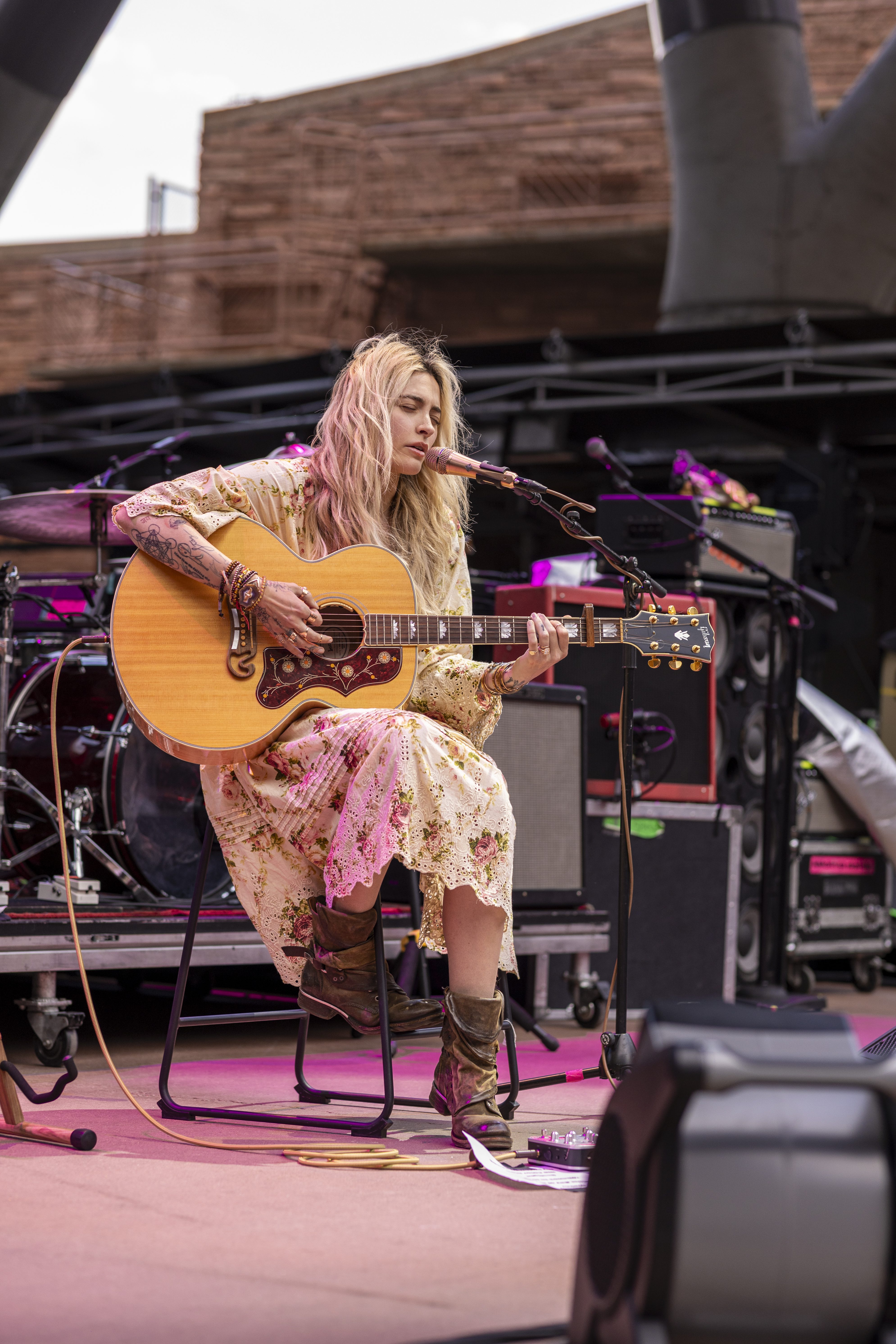 Paris Jackson Performs Red Rocks