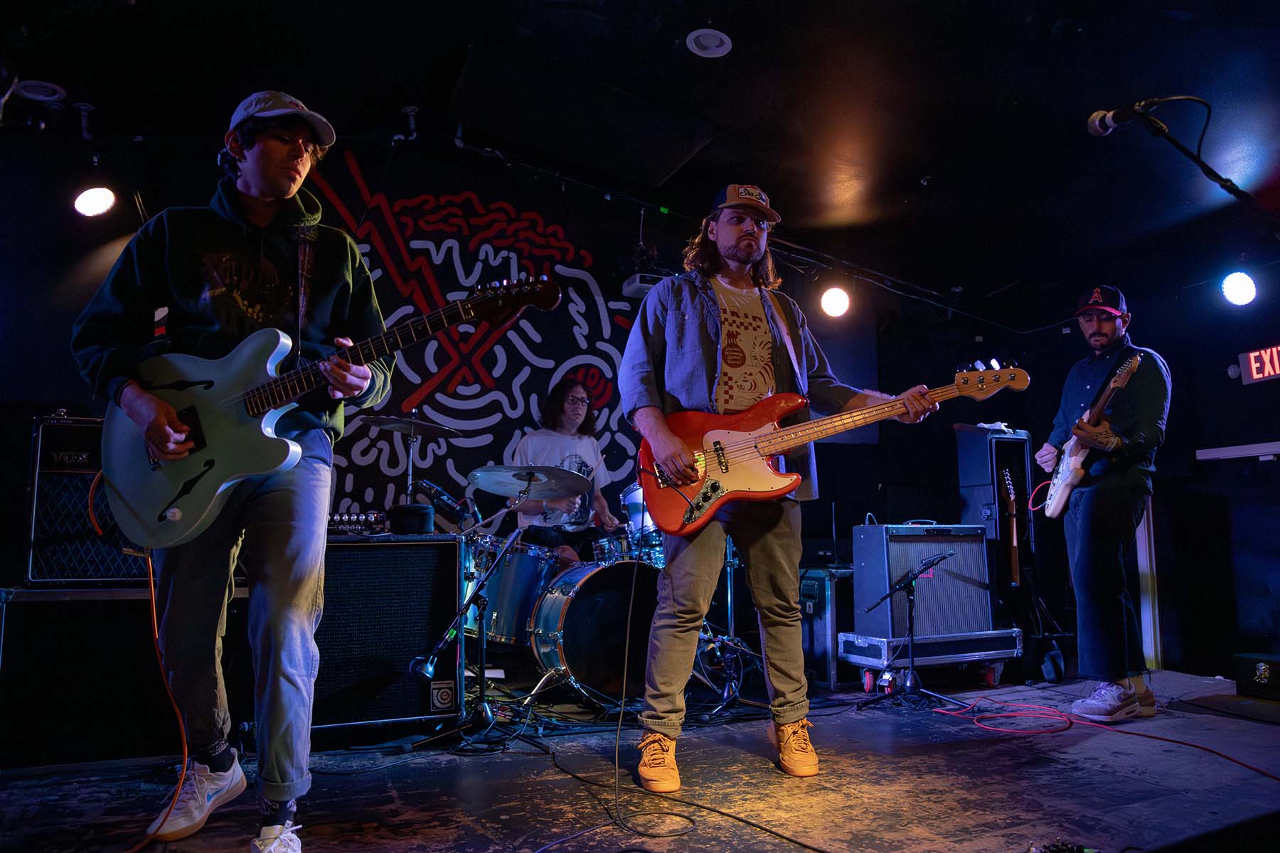 Oso Oso performing live at Milwaukee, Wisconsin’s X-Ray Arcade during The $10 Bill Tour