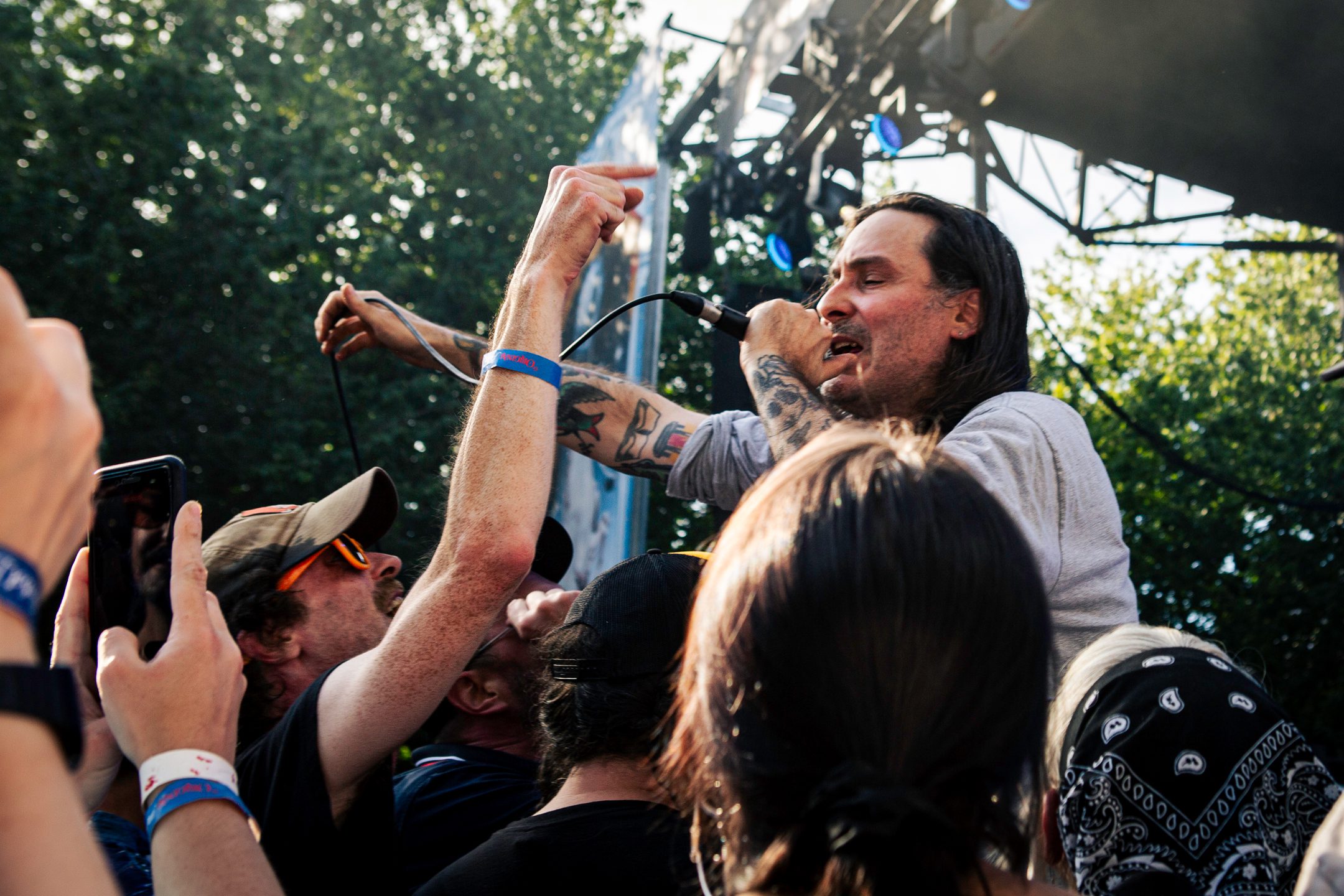 Cap'N Jazz performs at Project Pabst in Portland, Ore. on July 27, 2025.