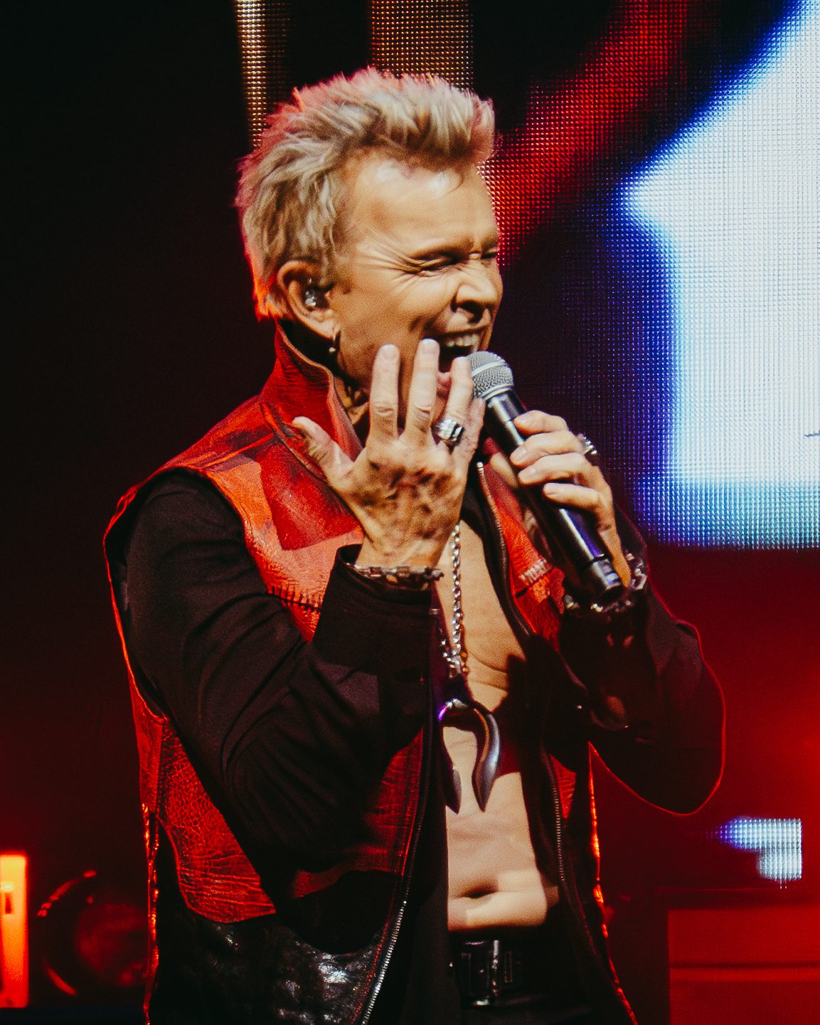 Billy Idol live in Detroit, Michigan, at Pine Knob Theatre 2025 