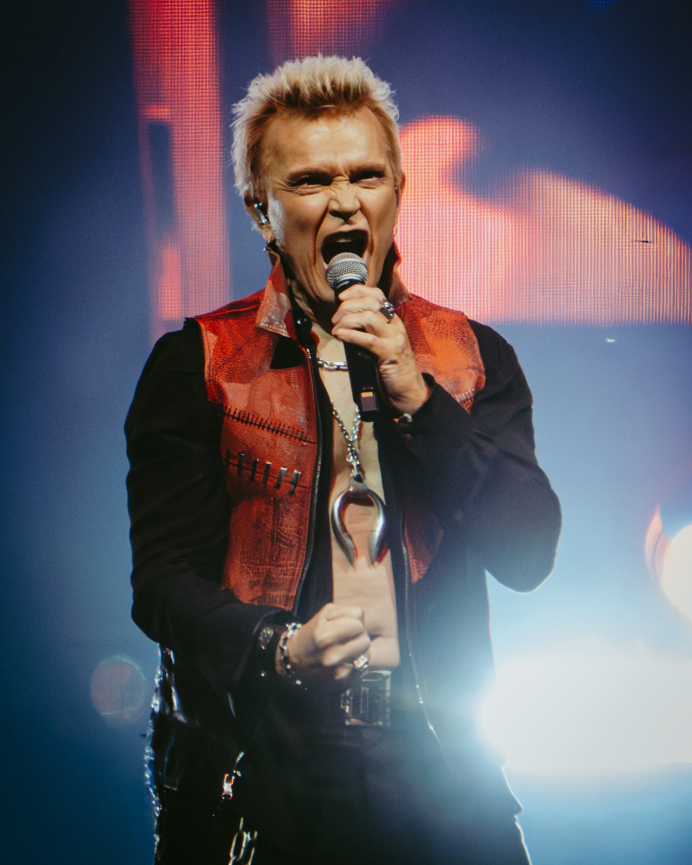 Billy Idol live in Detroit, Michigan, at Pine Knob Theatre 2025 