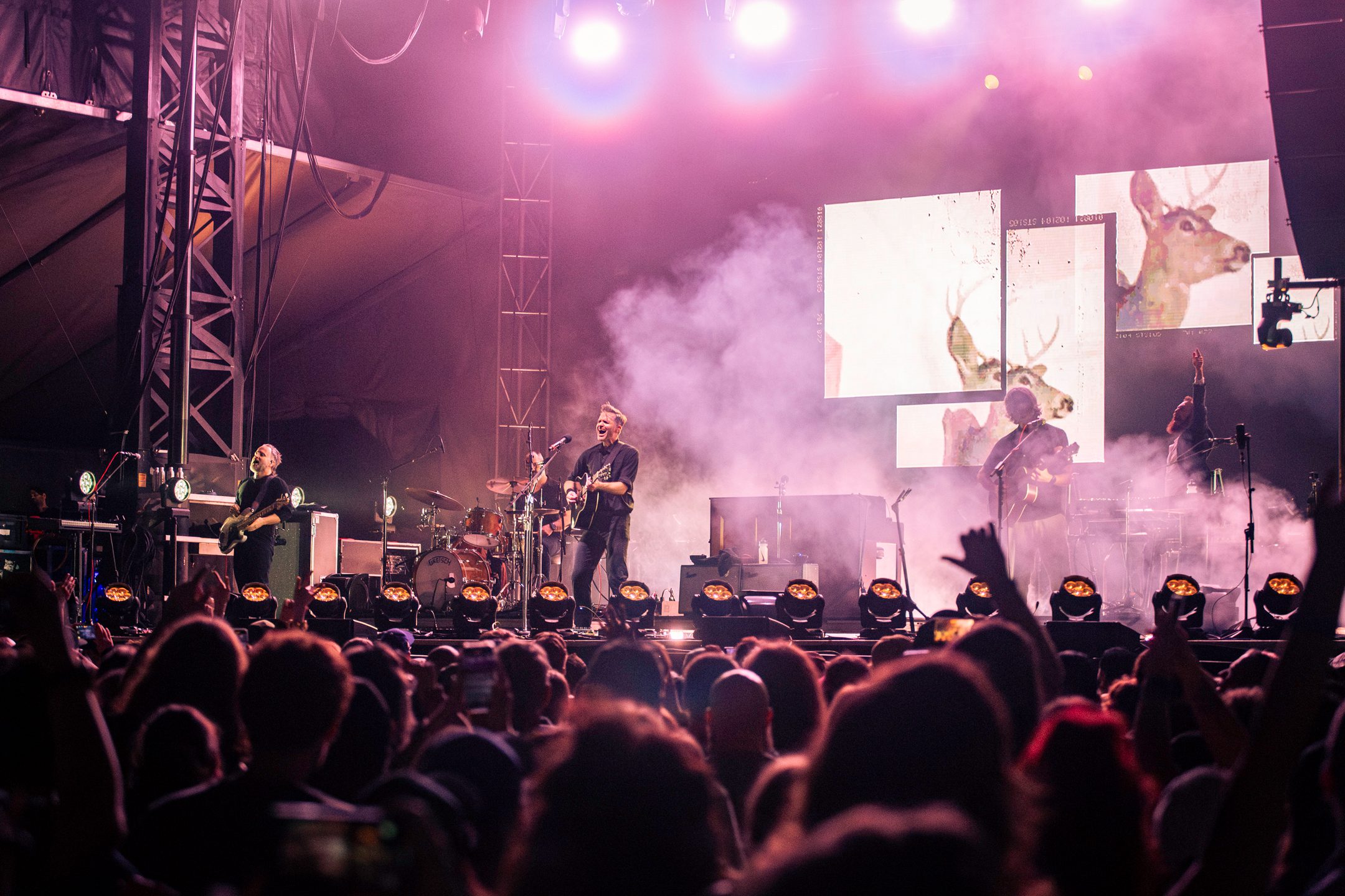 Death Cab For Cutie performs at Project Pabst in Portland, Ore. on July 27, 2025.