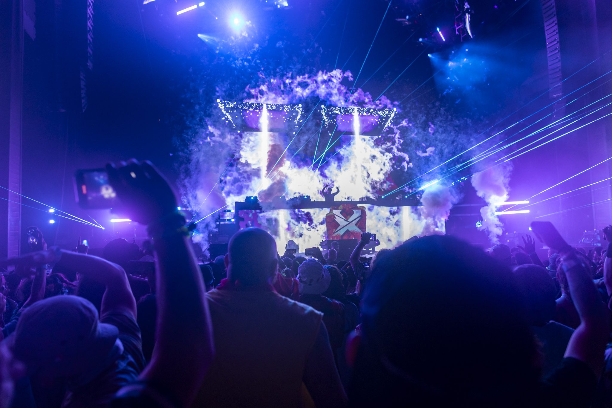 Excision performance live at Fiddler's Green in Denver, Colorado