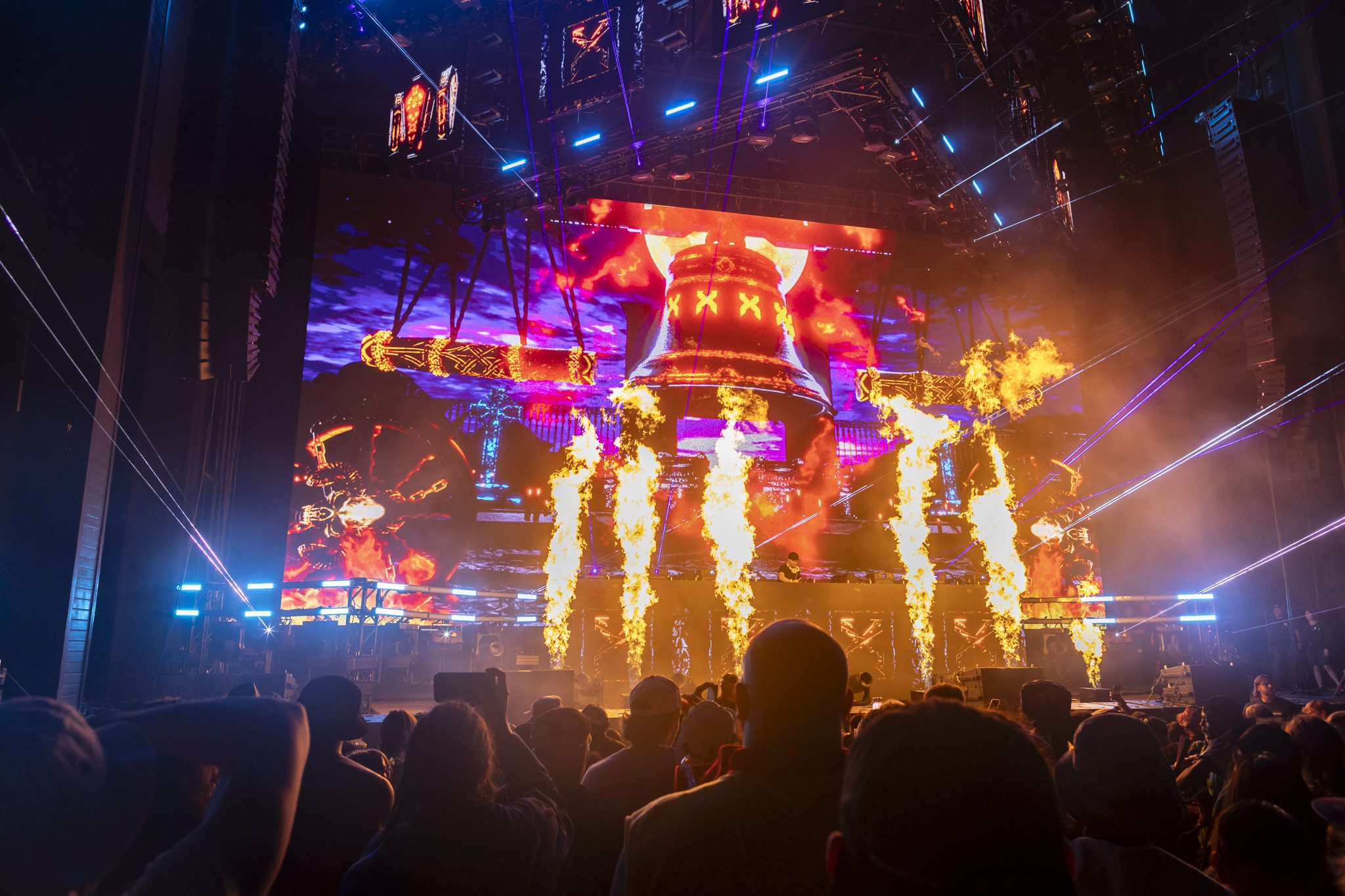 Excision performance live at Fiddler's Green in Denver, Colorado