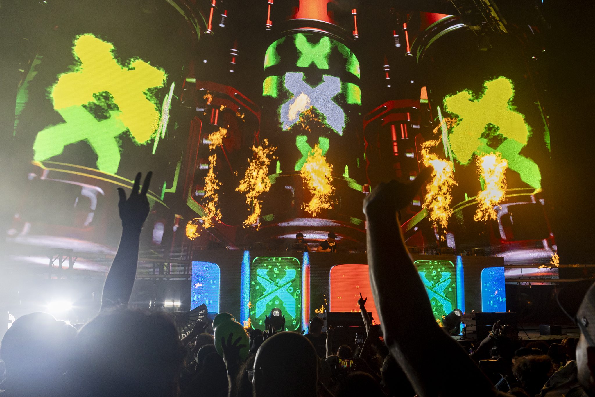 Excision performance live at Fiddler's Green in Denver, Colorado
