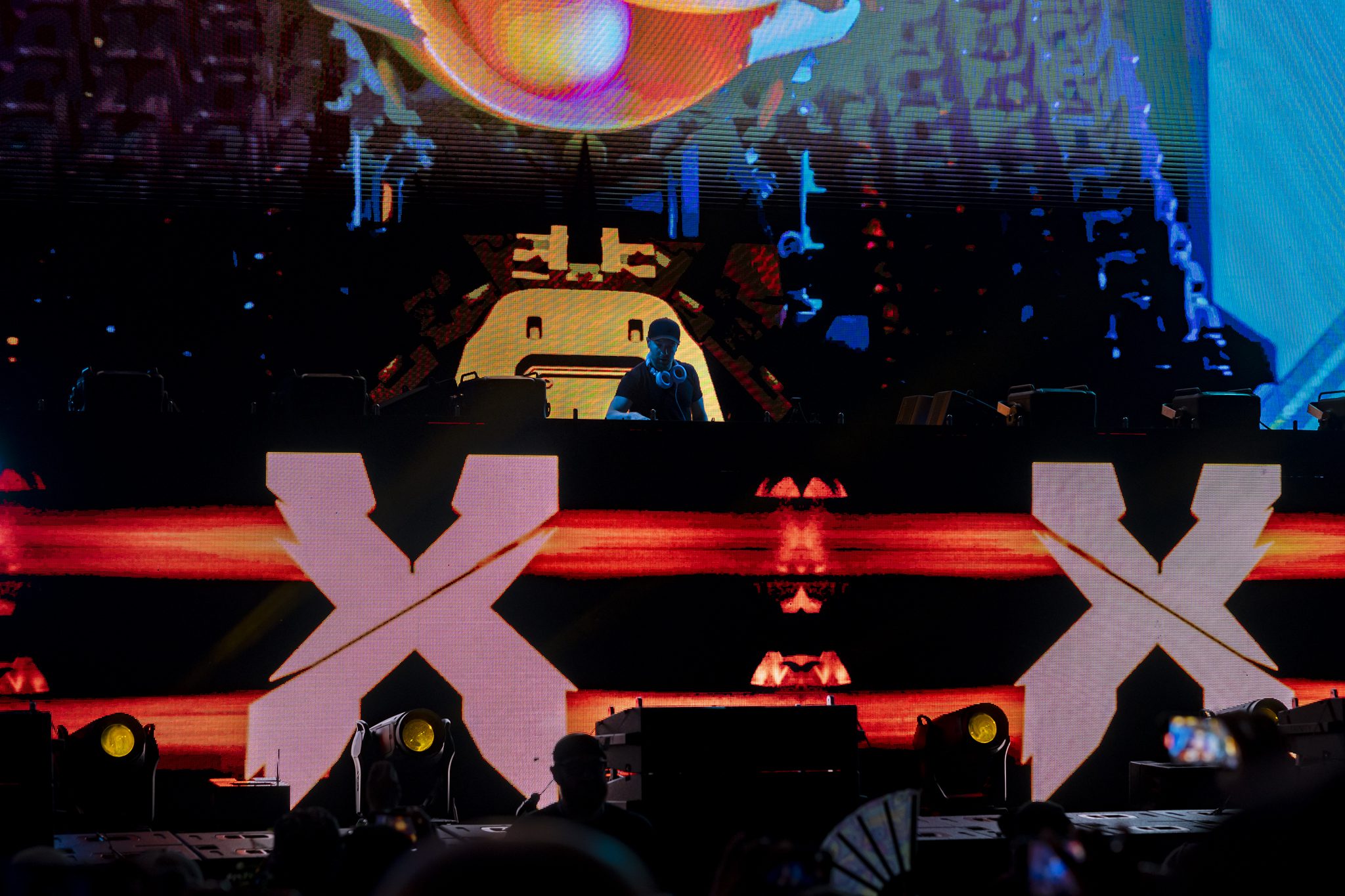 Excision performance live at Fiddler's Green in Denver, Colorado