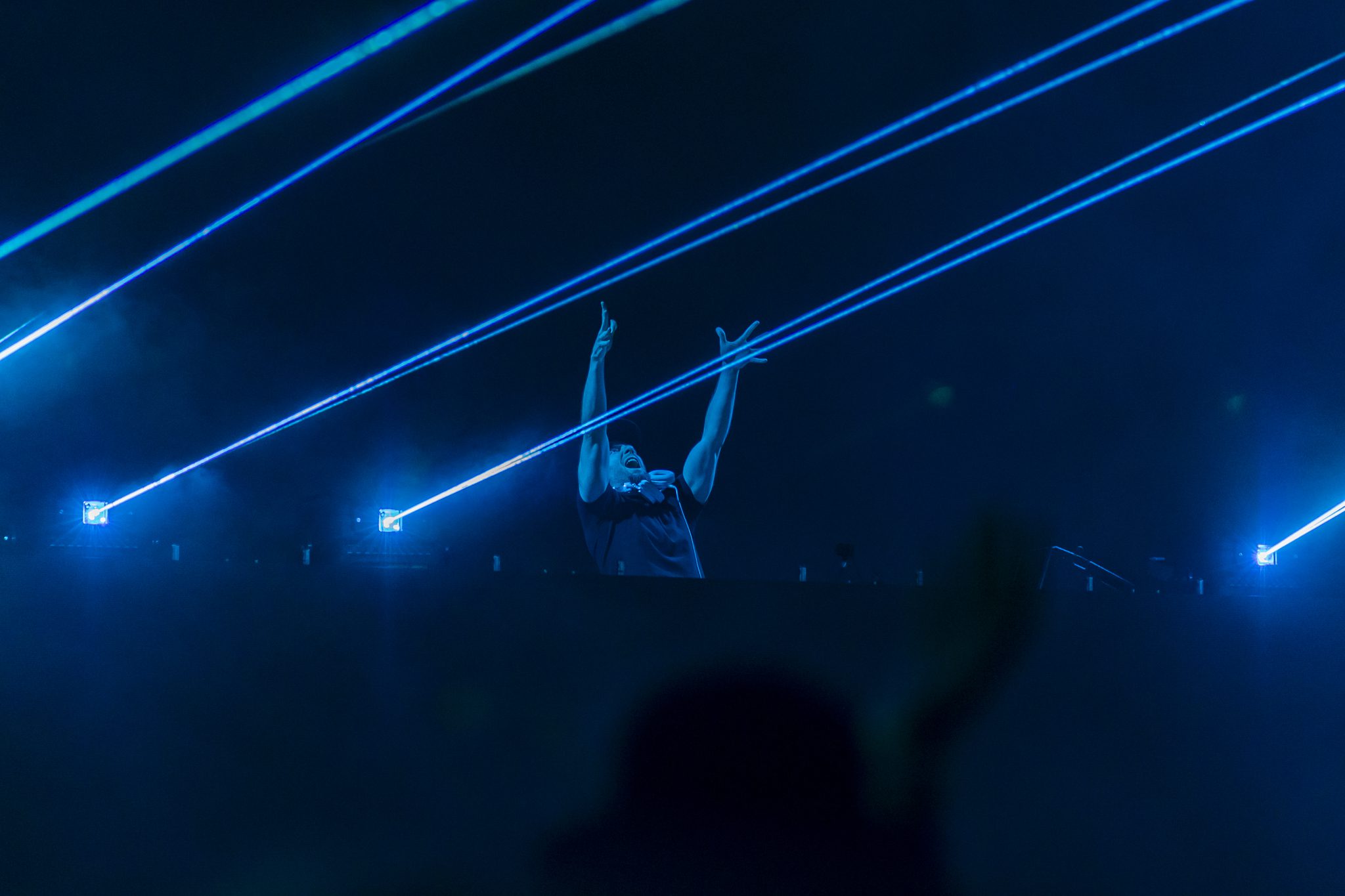 Excision live performance at Fiddlers Green in Denver, Colorado