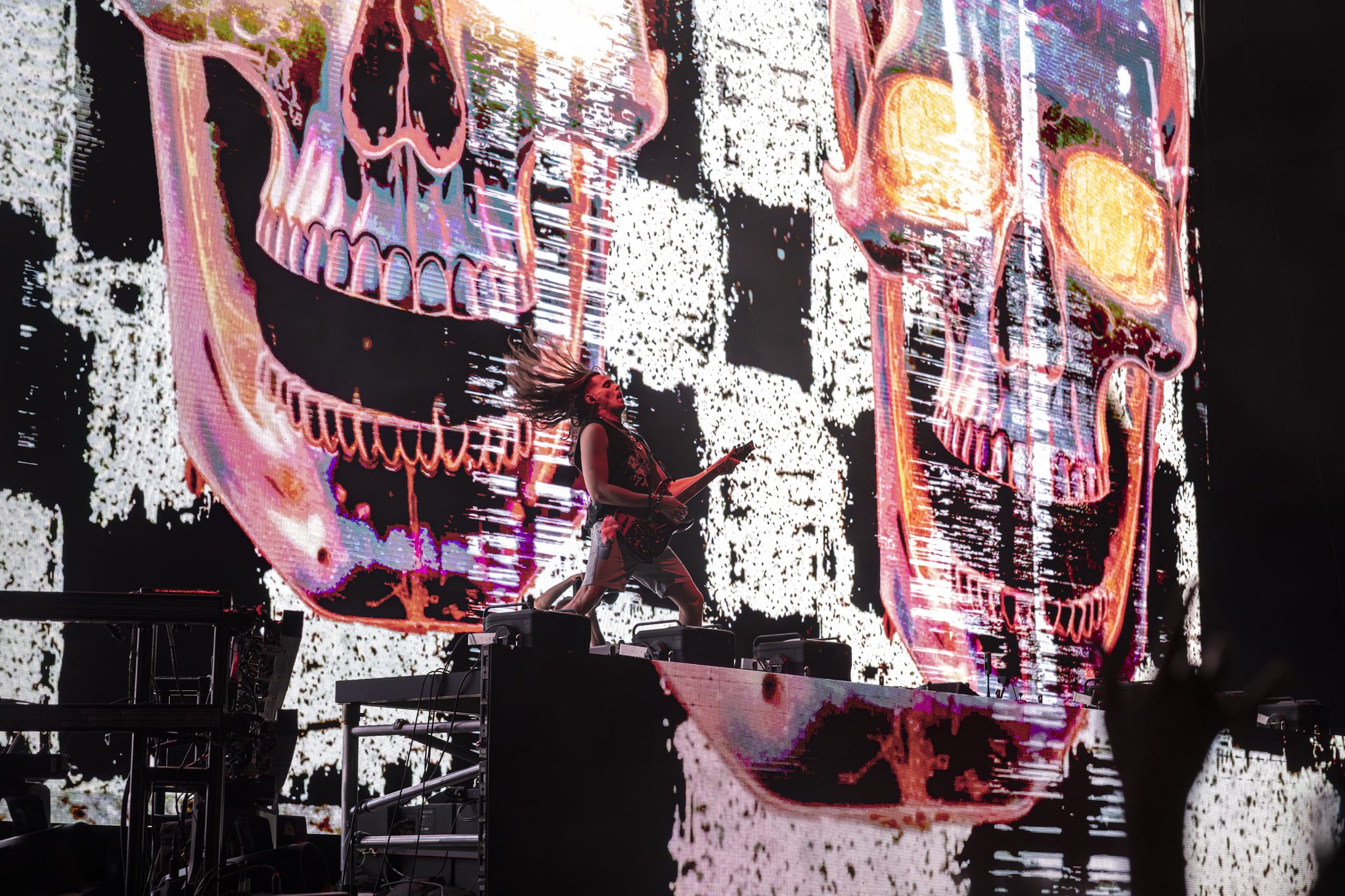 Sullivan King performance live at Fiddler's Green in Denver, Colorado, opening for Excision