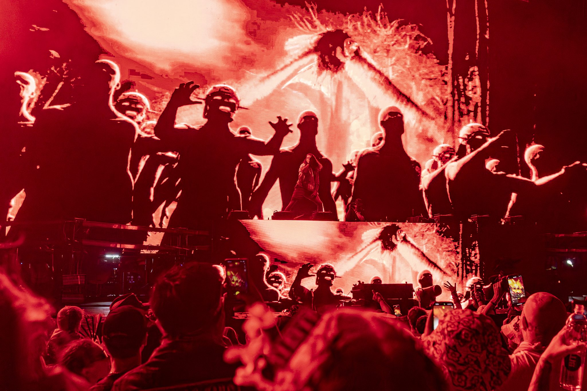 Sullivan King performance live at Fiddler's Green in Denver, Colorado, opening for Excision