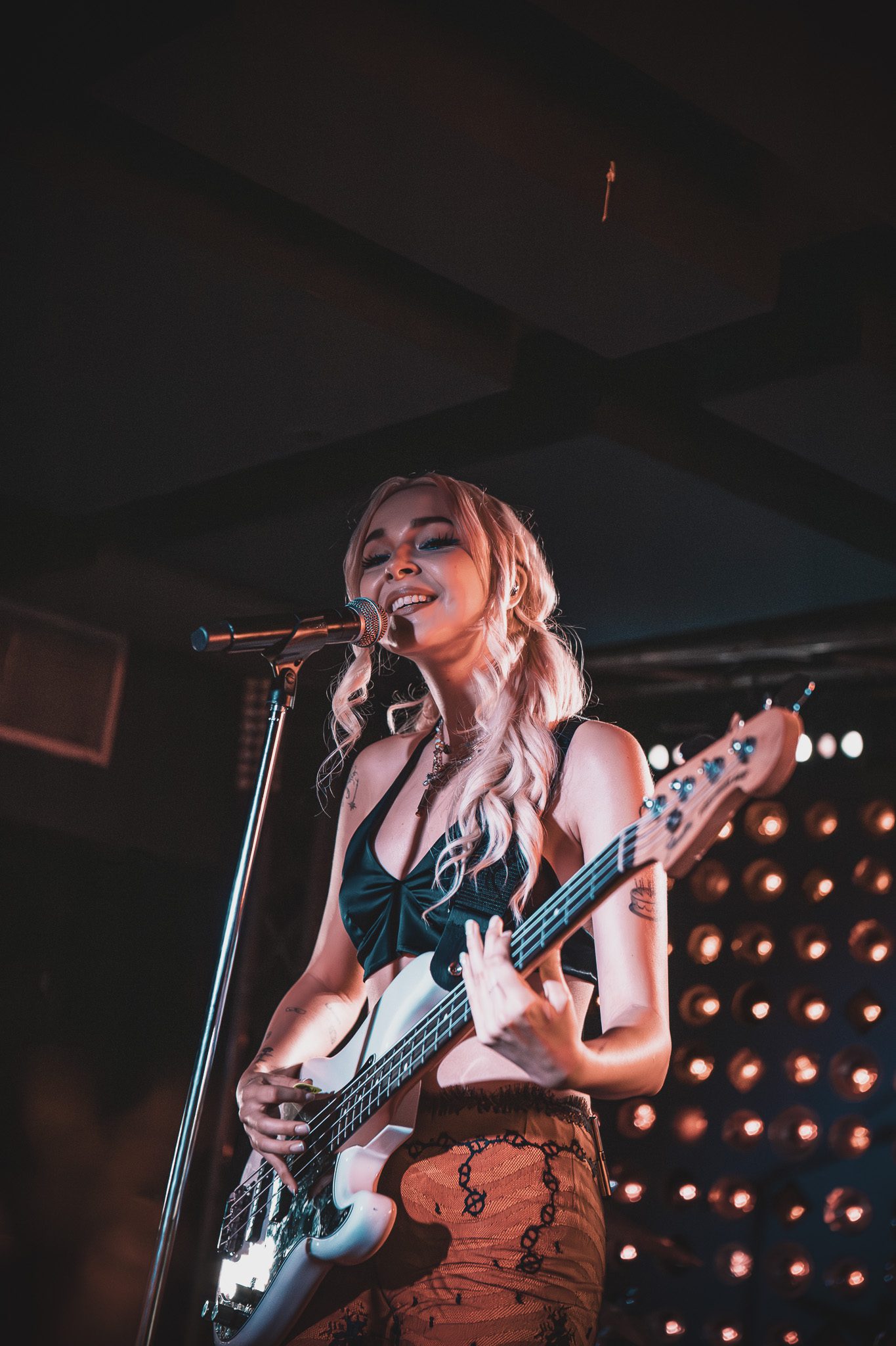 Lydia Night live at Baby's All Right for sold-out performance of 'Parody of Pleasure'